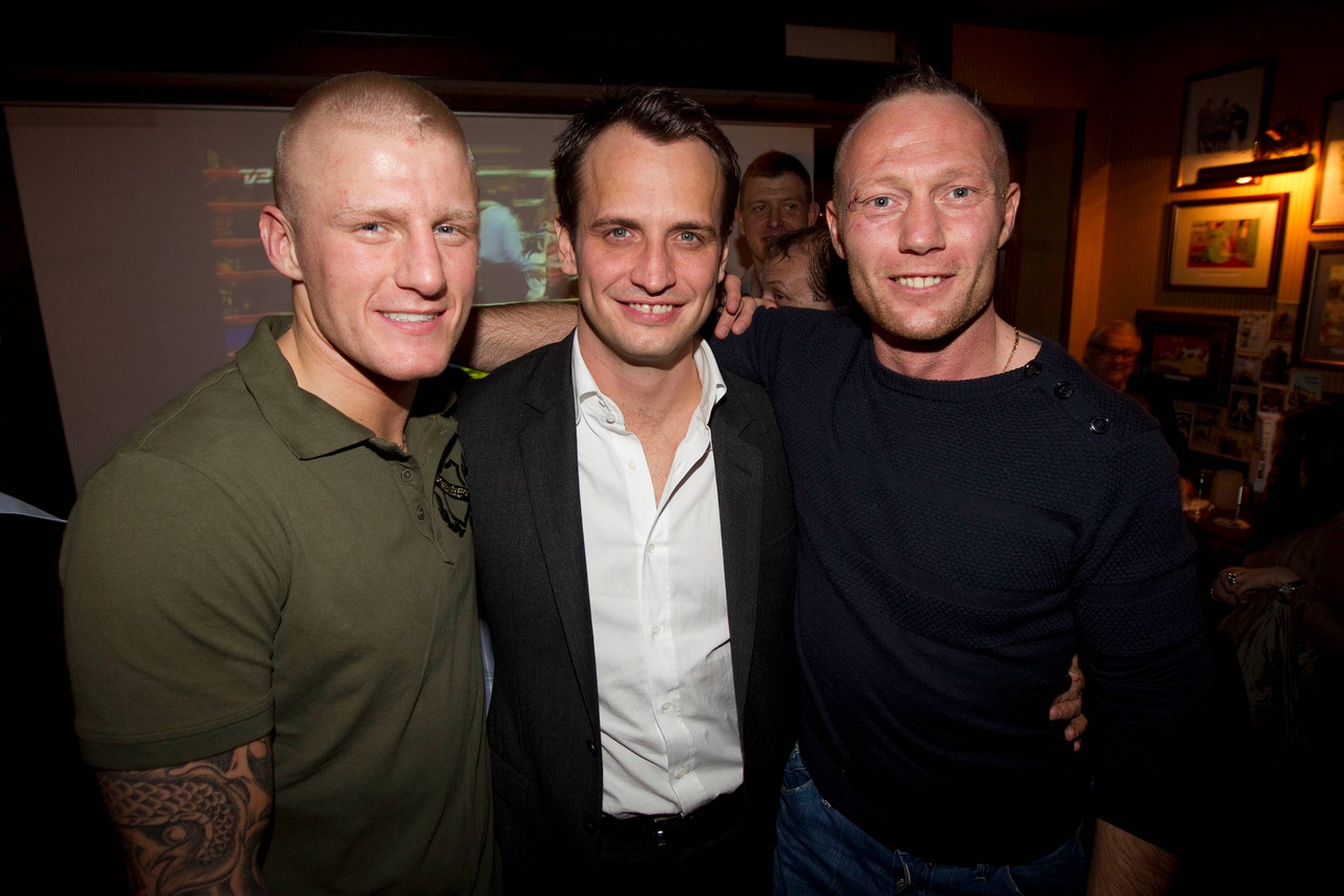 Bokserne Patrick Nielsen (til venstre) og Rudy Markussen (til højre) skal muligvis mødes i ringen.