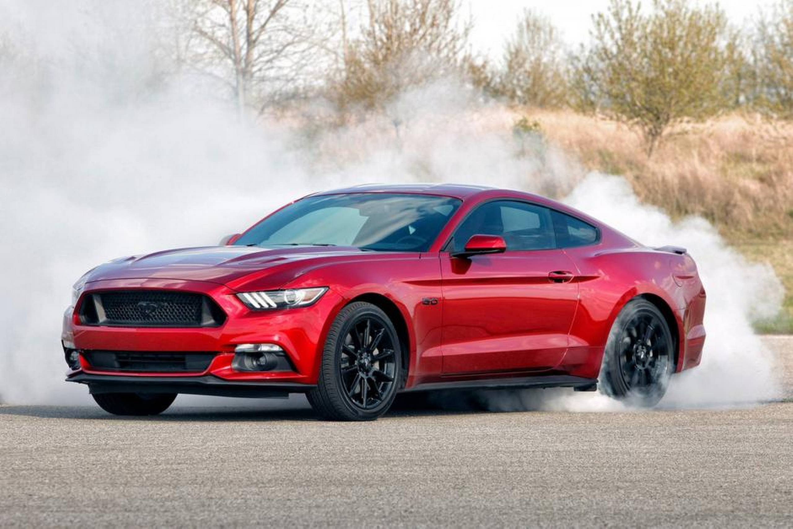 I stedet for de sædvanlige: Jamen det kunne jo være den helt nye Ford Mustang – som højt til loftet-version med kaleche eller som coupé med rigtigt tag. Mustang 2016 findes både med 4-cylindret turbo og med ”rigtig” amerikanermotor med otte cylindre. Leasingpriser er endnu ikke klar.