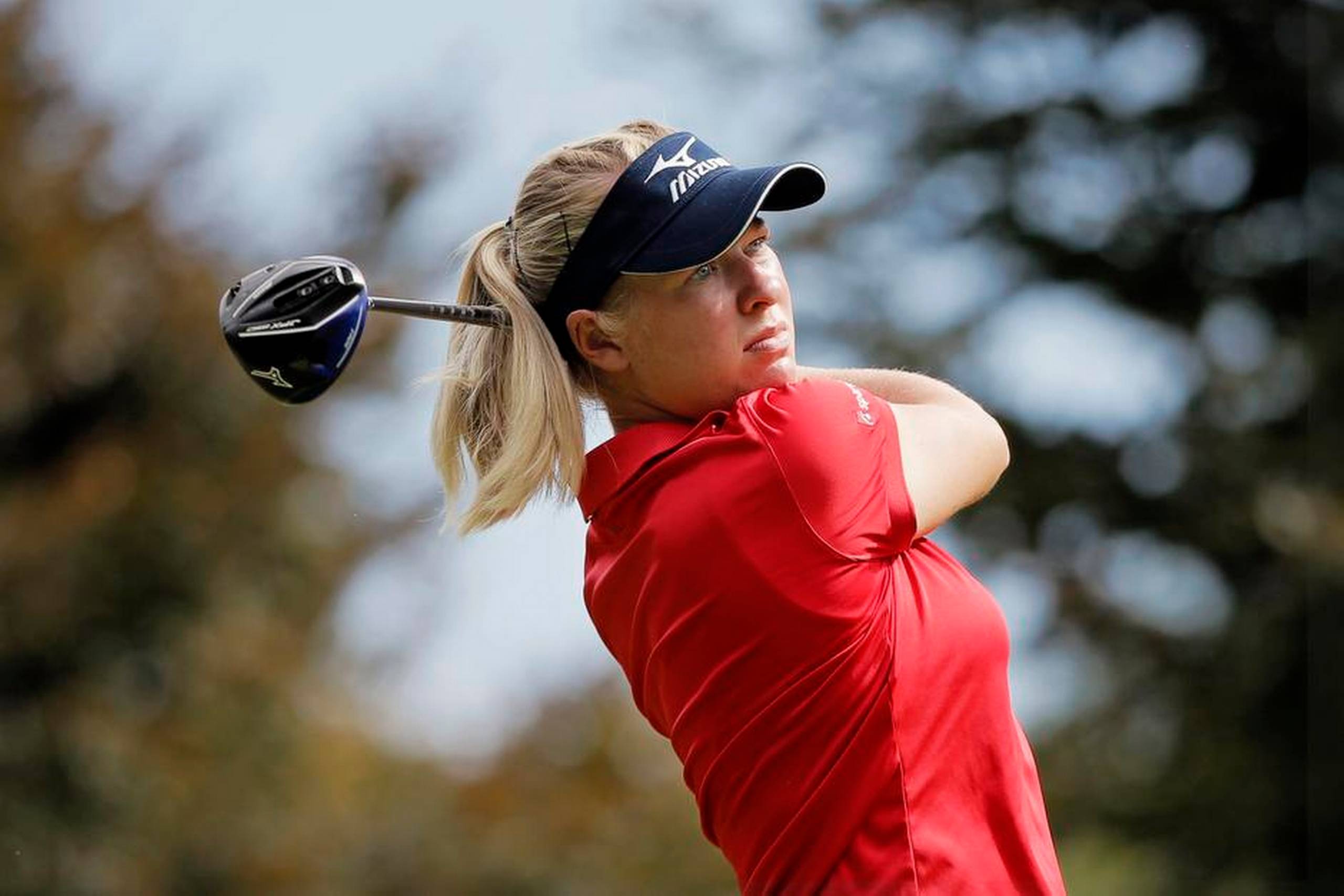 Nicole Broch Larsen har efter de seneste gode resultater fået mod på at kvalificere sig til den stærke amerikanske tour LPGA, hvor der er flere penge og point på spil. Foto: Laurent Cipriani/AP
