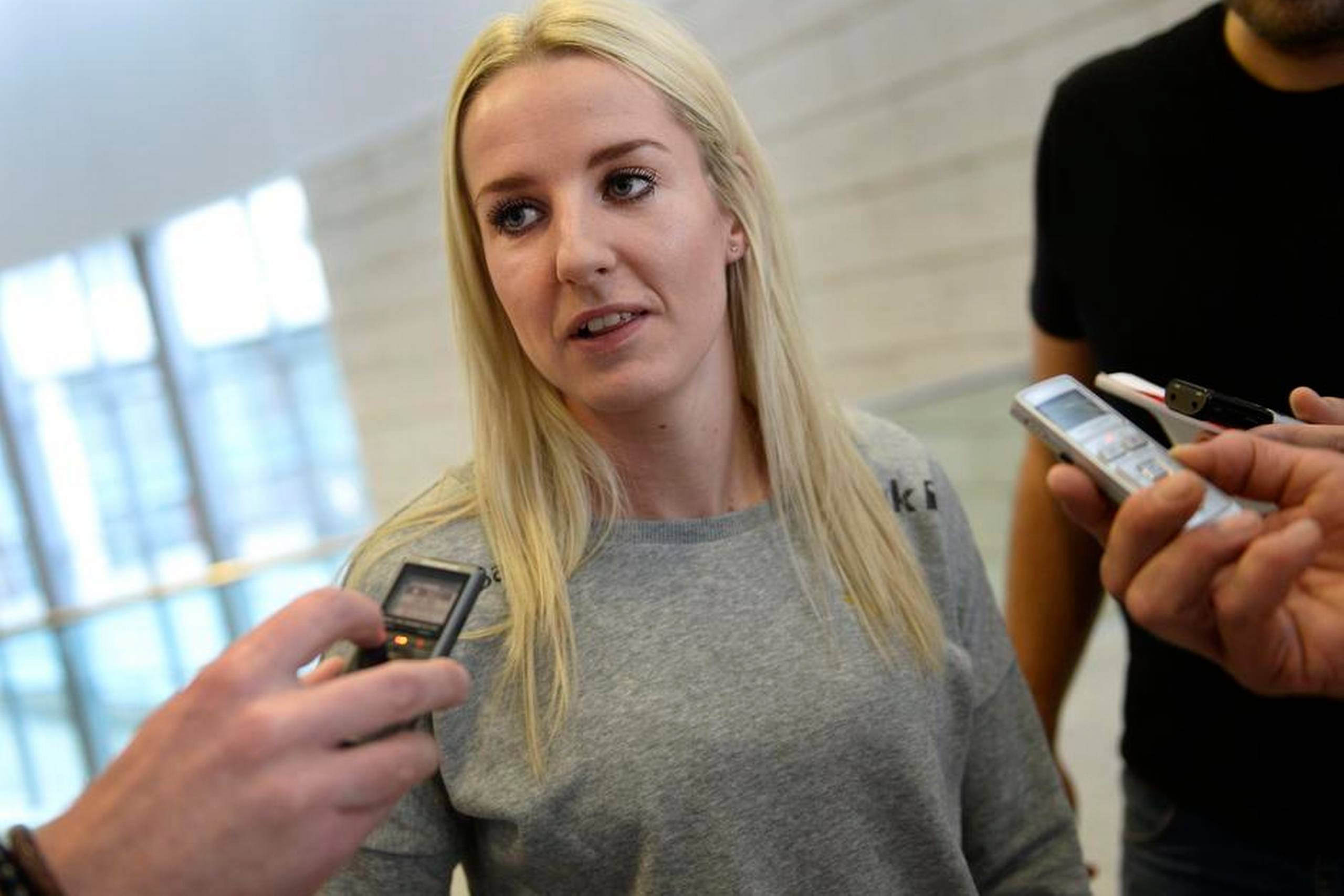 Lærke Møller kan føje endnu en skade til den lange liste over skader, hun har i forvejen. Foto: Lars Poulsen/Polfoto