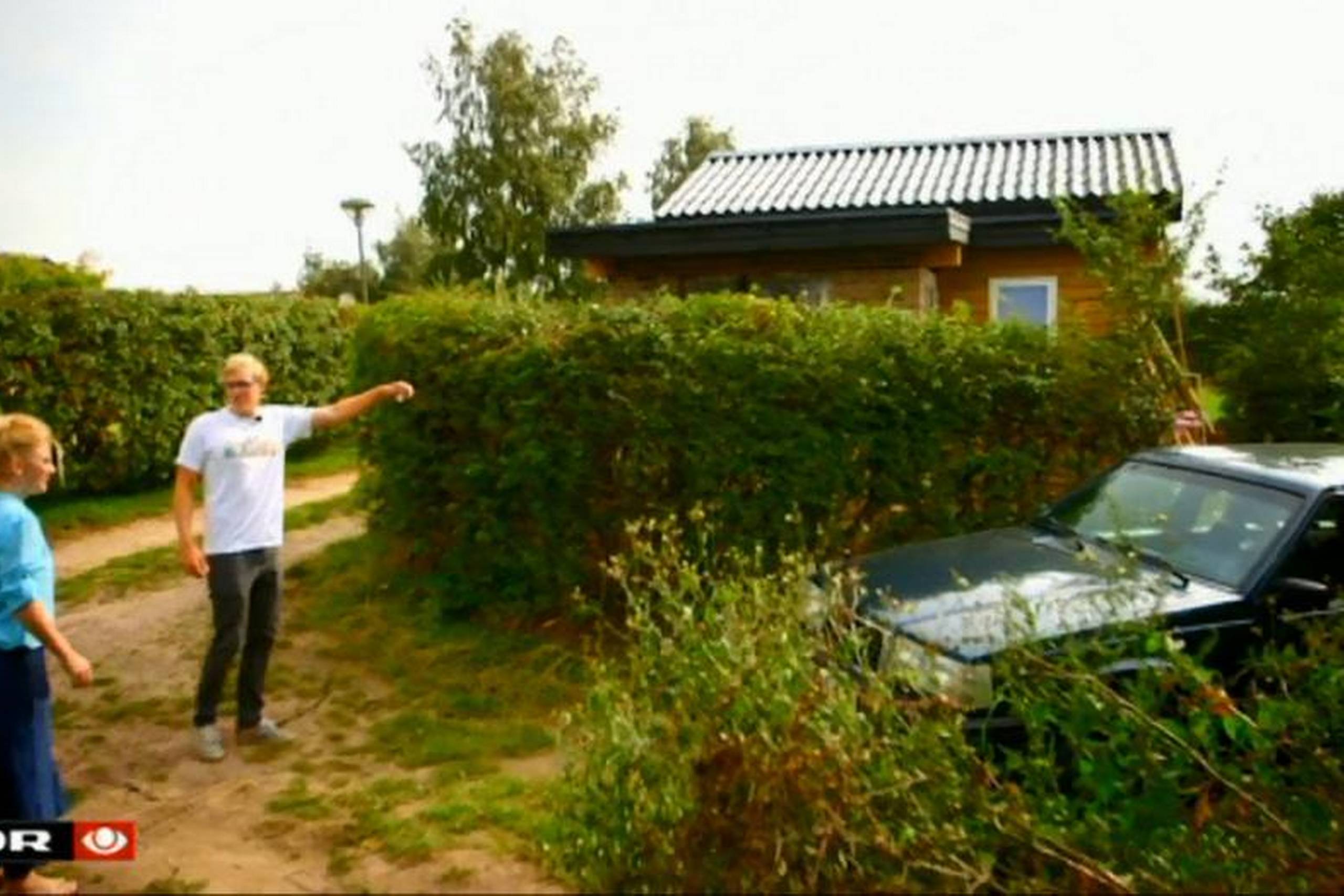 Puk Damsgård, der har skrevet bogen ”Ser du månen, Daniel”, der udkom mandag, interviewede dagen forinden bogens hovedperson i den bedste sendetid søndag på DR. Screendump