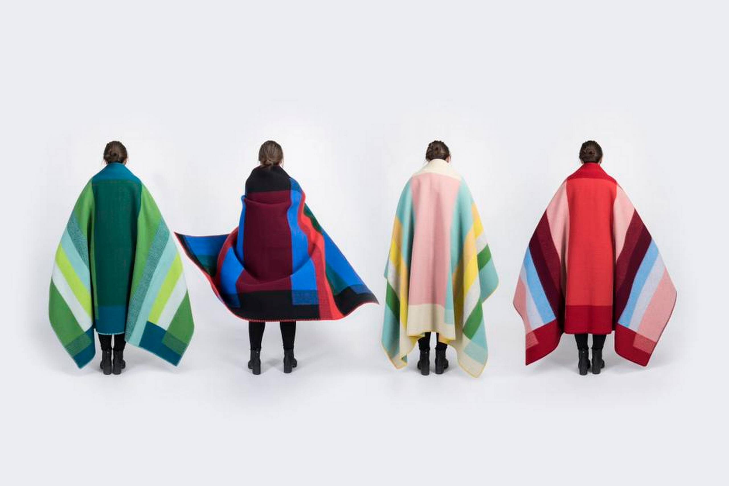 Plaiderne Mikkel- og Natur er de første tekstiler, designer Kristine Five Melvær har kreeret, og vandt i sommer prisen for bedste tekstil på designmessen ICFF i New York. Fotos: PR