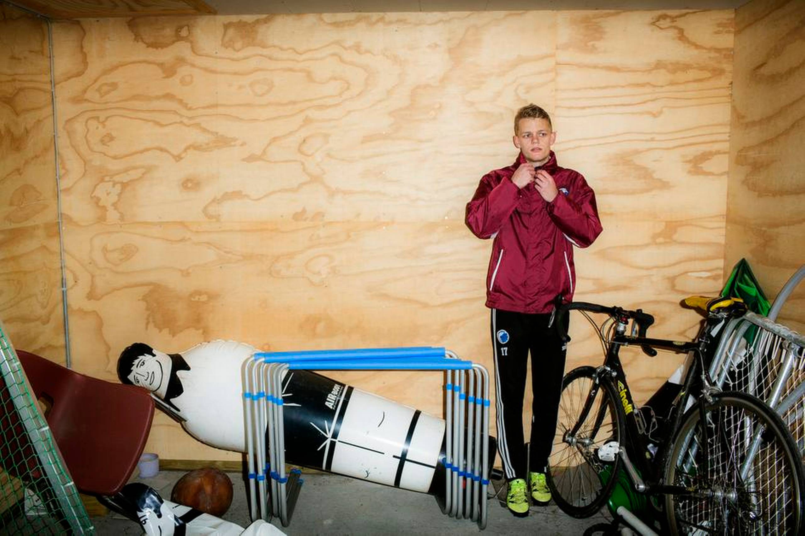 Kasper Kusk har tegnet en femårig kontrakt med FCK, hvilket tyder på, at manager Ståle Solbakken tror på hans evner uden forbehold. Foto: Carsten Snejbjerg