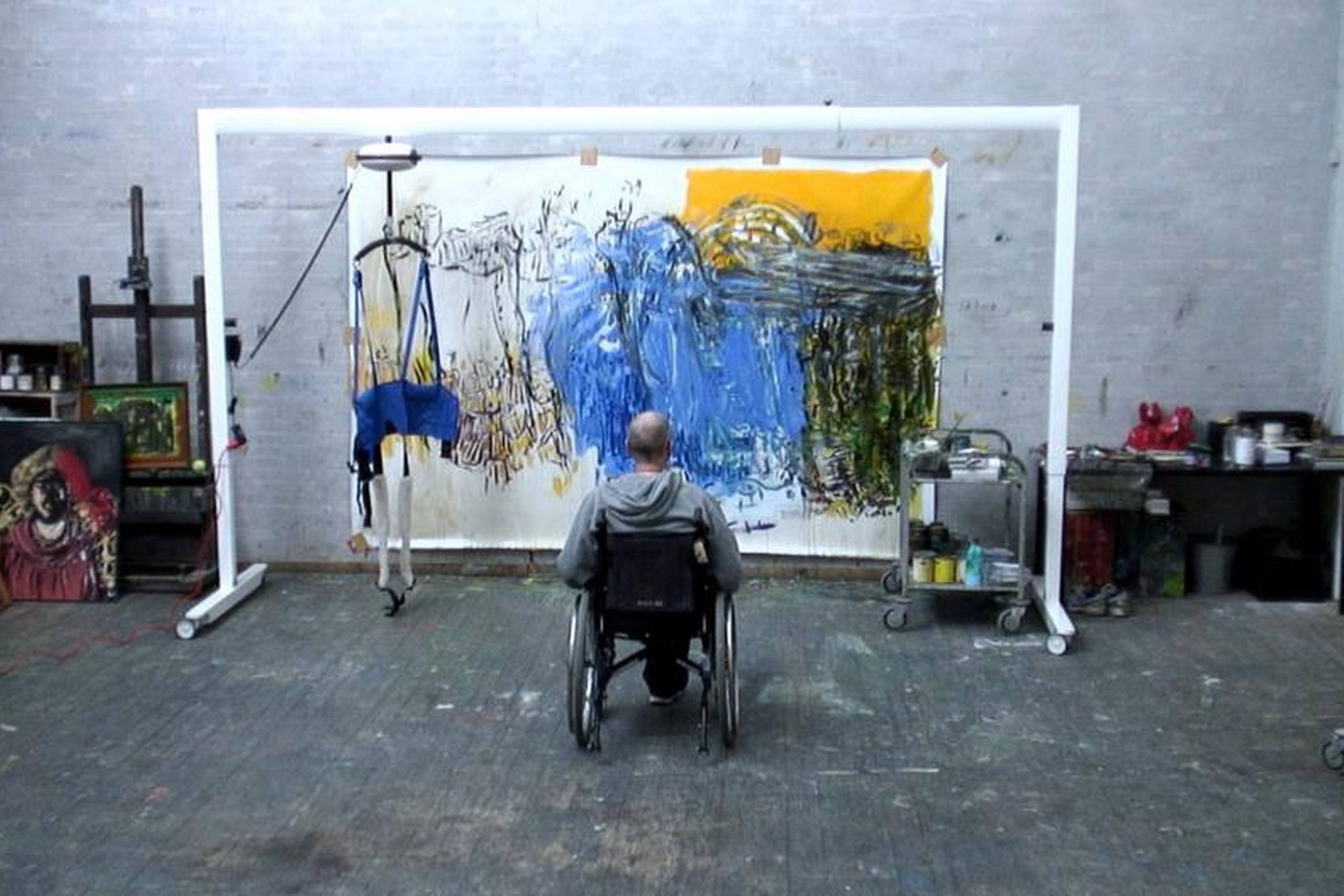 Anne Wivel har begået en forbløffende kedelig og ekskluderende film om kunstneren Per Kirkeby. Foto fra filmen