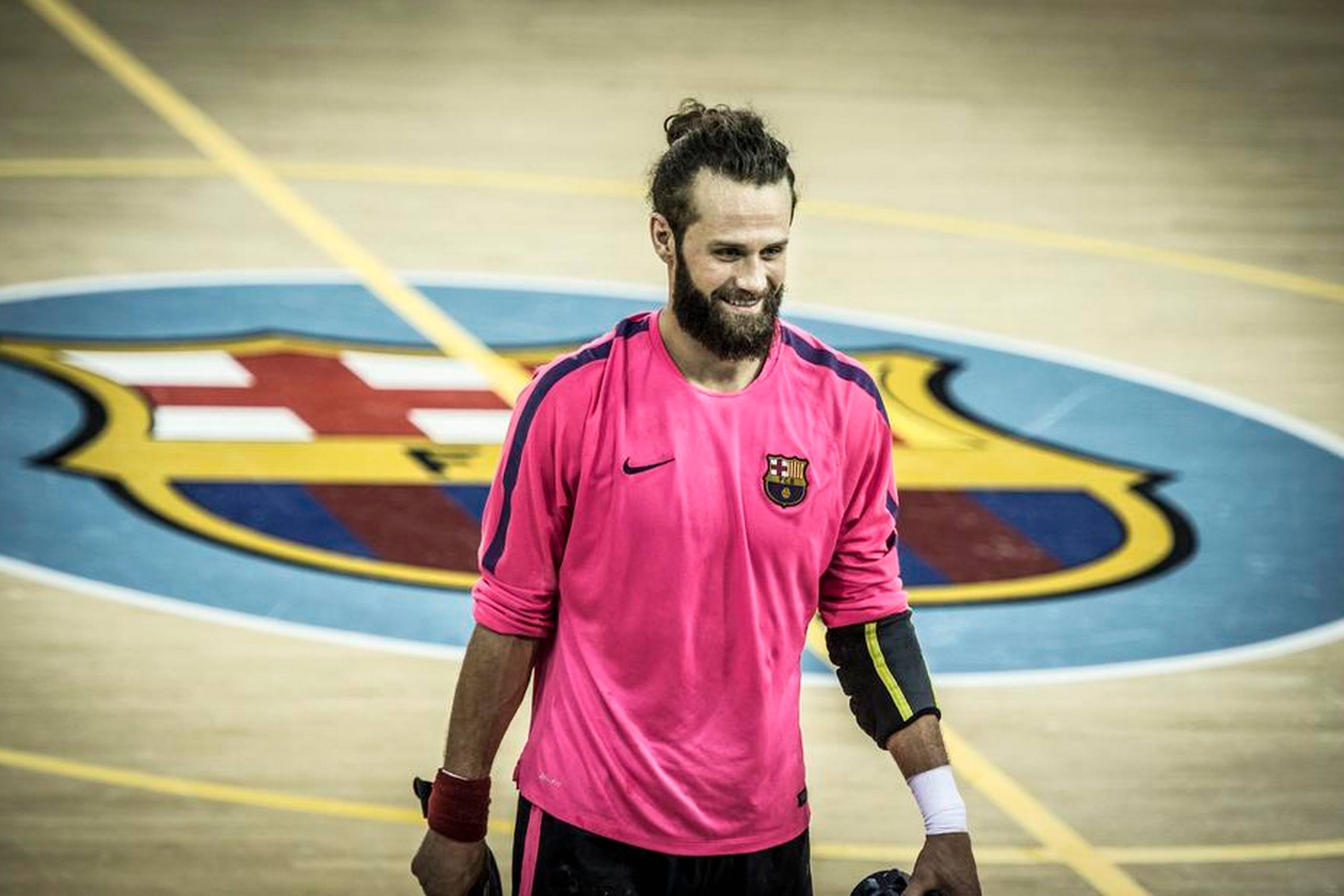 Jesper Nøddesbo vinder og vinder med Barcelona, men han er ikke træt af at være i klubben. Foto: Jonas Olufson/Polfoto