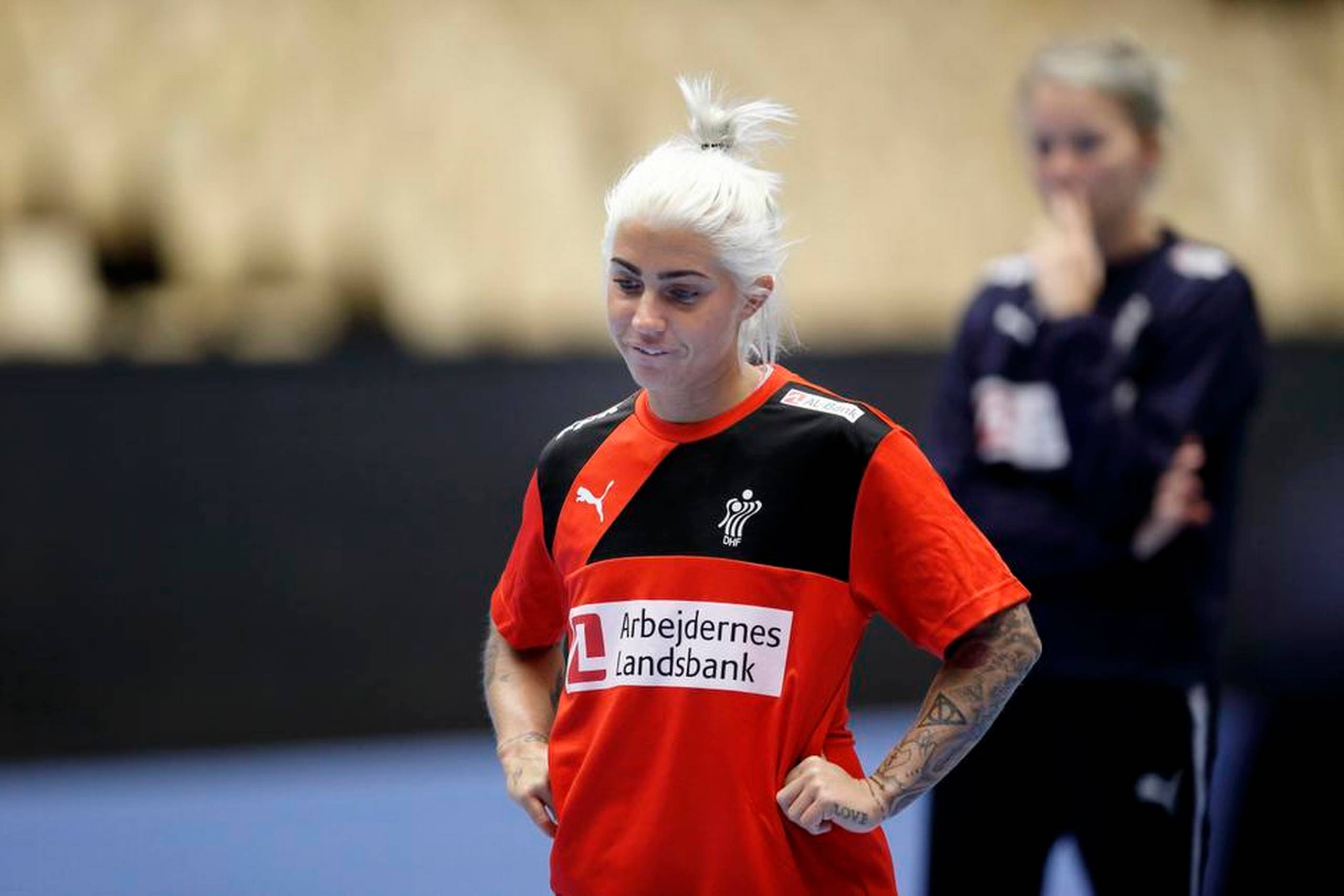 »Jeg tænker tit, at jeg vil gøre de andre gode, og det er også gået godt, men jeg skal komme i sving og skyde noget mere, for jeg kan jo sagtens,« siger Kristina Kristiansen. Foto: Jens Dresling/Polfoto