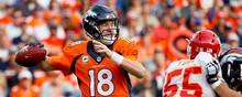 Denver Broncos quarterback Peyton Manning. Foto: Jack Dempsey/AP