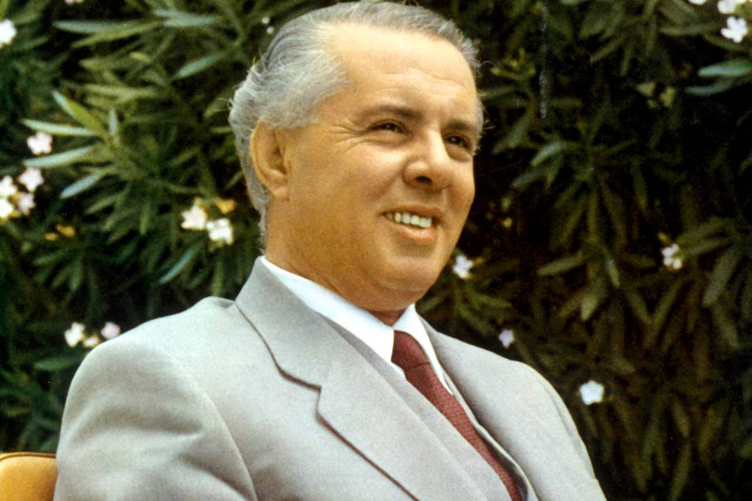 Enver Hoxha, Albaniens kommunistiske diktator 1944-1985. Foto: Photoshot
