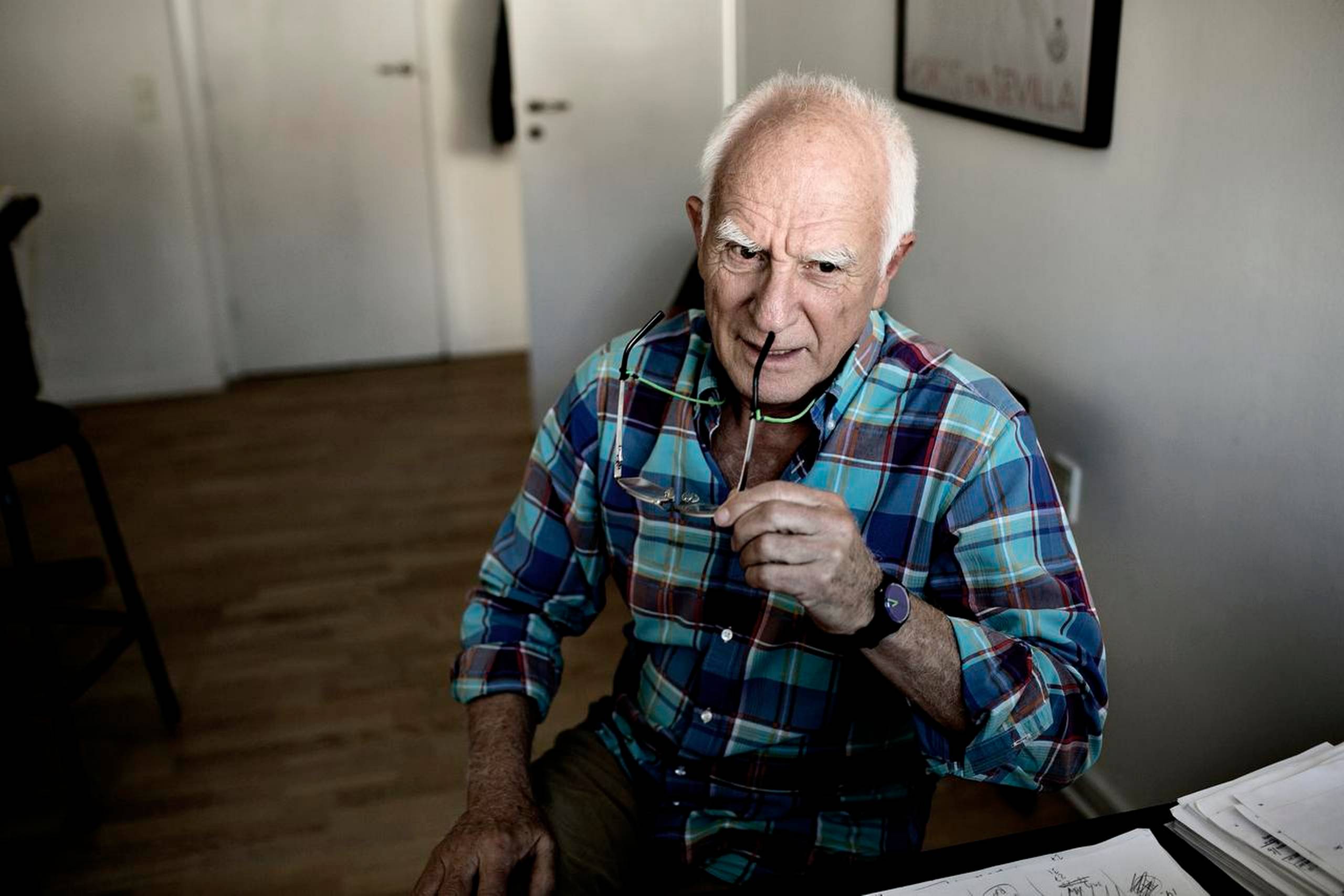 Jannik Hastrup står bag tegnefilmklassikere som ”Bennys Badekar”, ”Cirkeline” og ”Samson og Sally”. Foto: Joachim Adrian