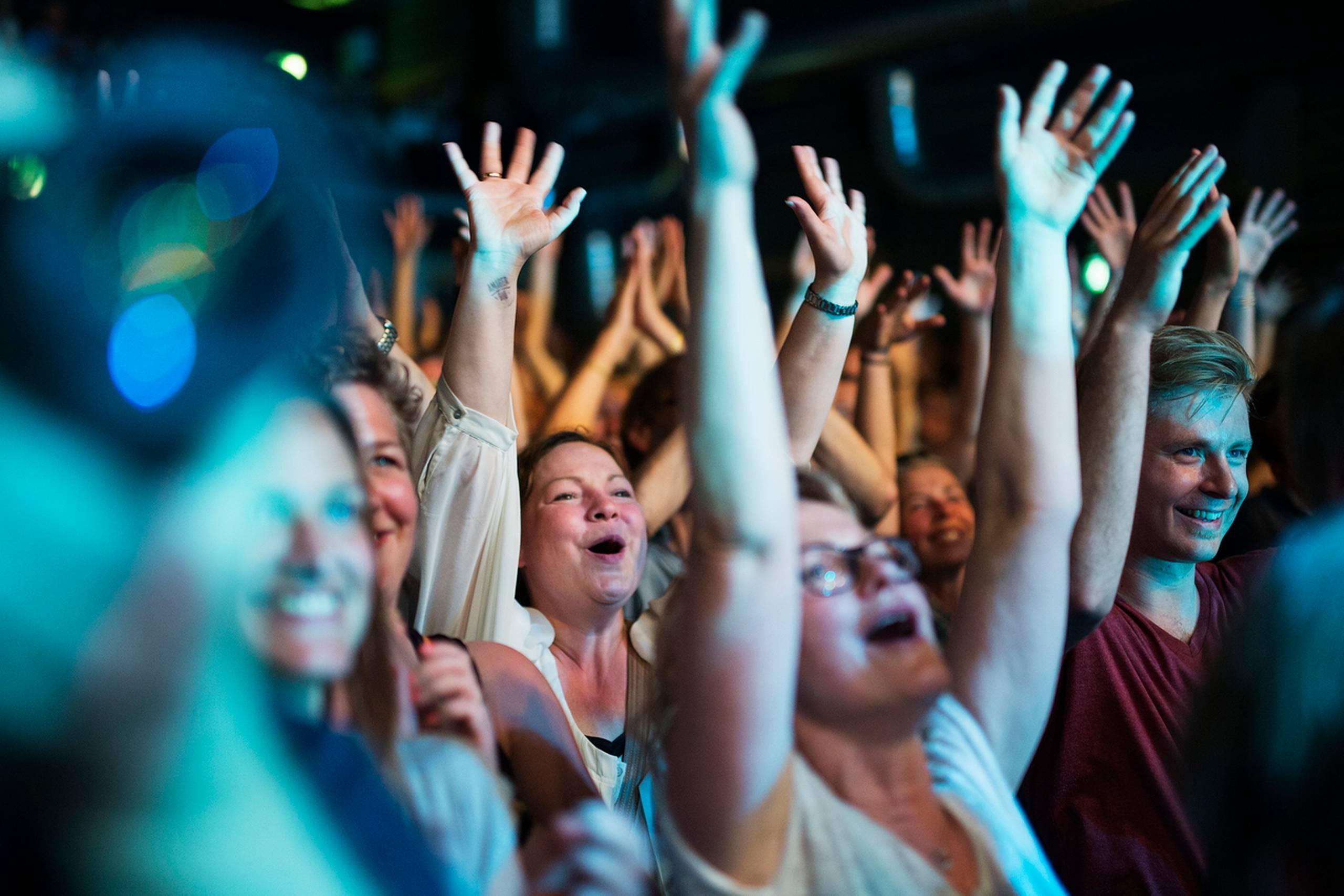 Der var udsolgt til hyldestkoncerten i Amager Bio - og mange gange blev solisterne på scenen mødt af begejstring fra tilhørerne.