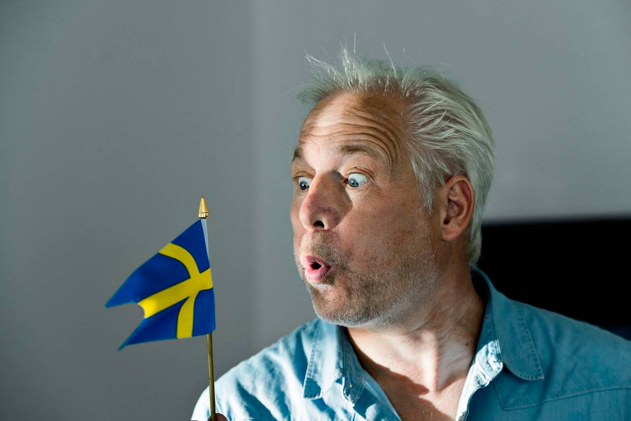 Hannes Holm er instruktør og manuskriptforfatter til ”En mand der hedder Ove”, der bygger på den svenske bestsellerroman. Foto: Lars Krabbe