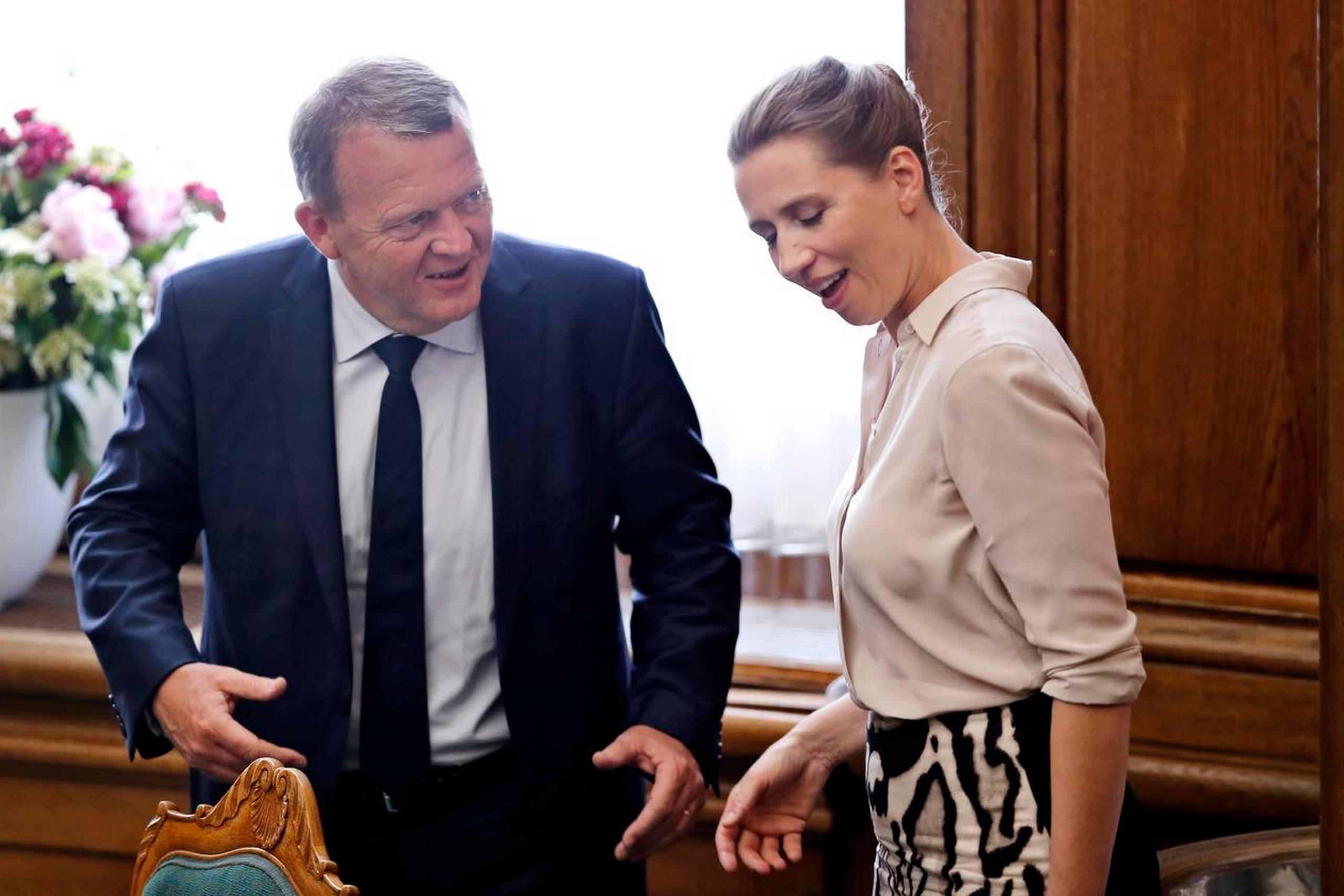 Folketingets afslutningsdebat viste, at der er opbrud i dansk politik, hvor Lars Løkke Rasmussen (V) og Mette Frederiksen (S) kæmper om statsministerposten. Foto: Jens Dresling/Polfoto