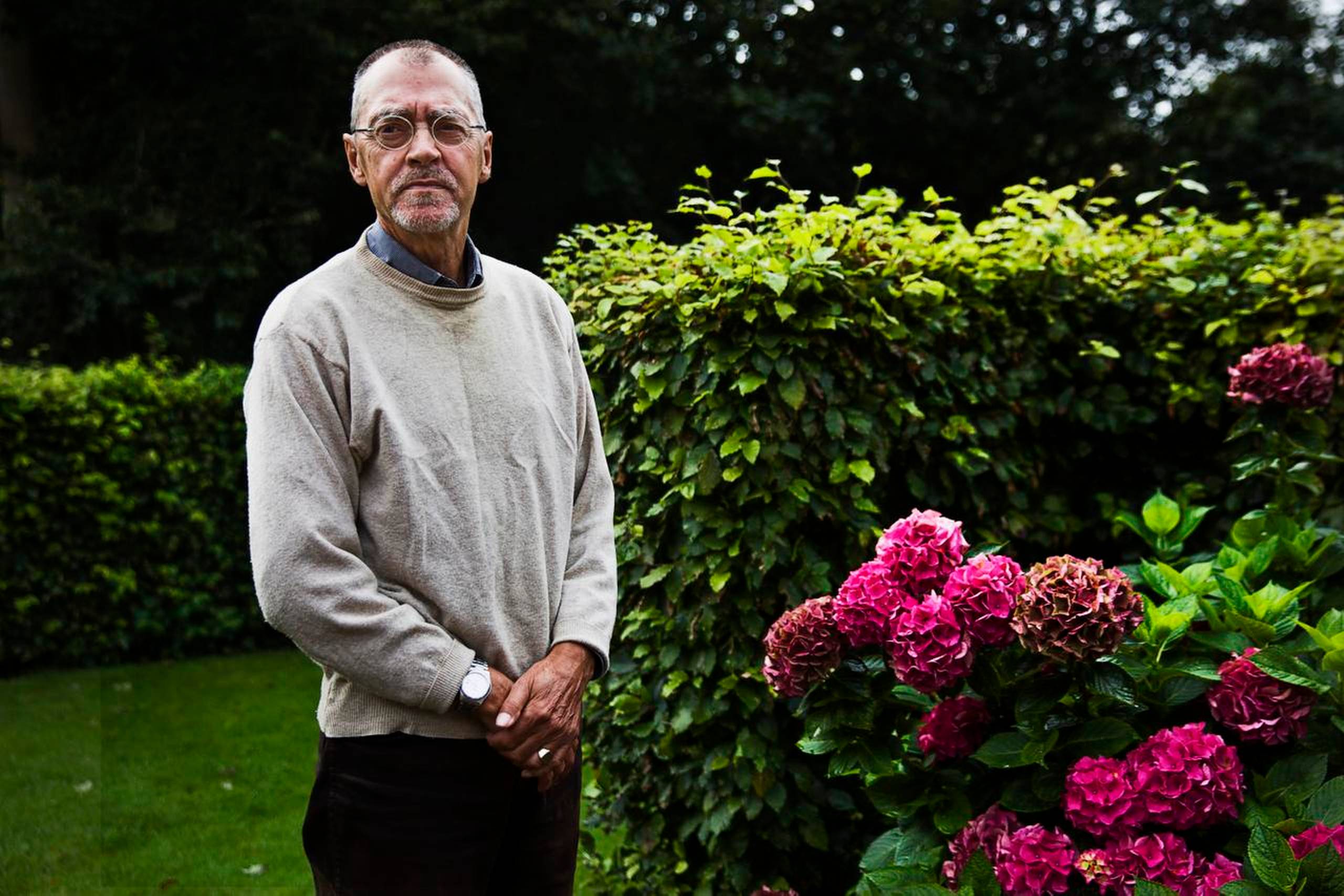 Forfatteren Bent Haller har skrevet 100 bøger, der er blandt de mest udlånte på bibliotekerne. Foto: Gregers Tycho