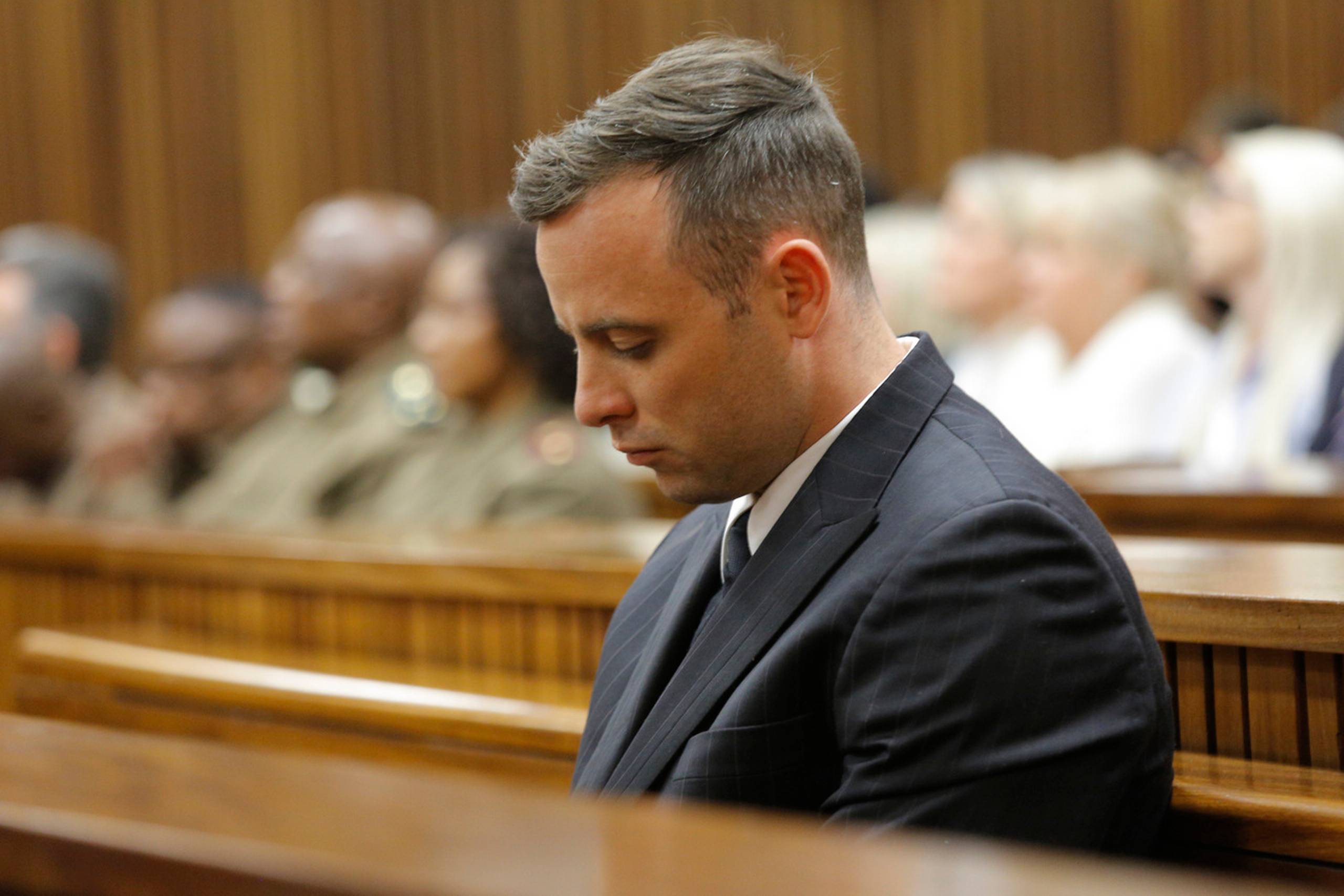 Oscar Pistorius retten i Pretoria, Sydafrika, den 14. juni 2016. Foto: Kim Ludbrook/AP