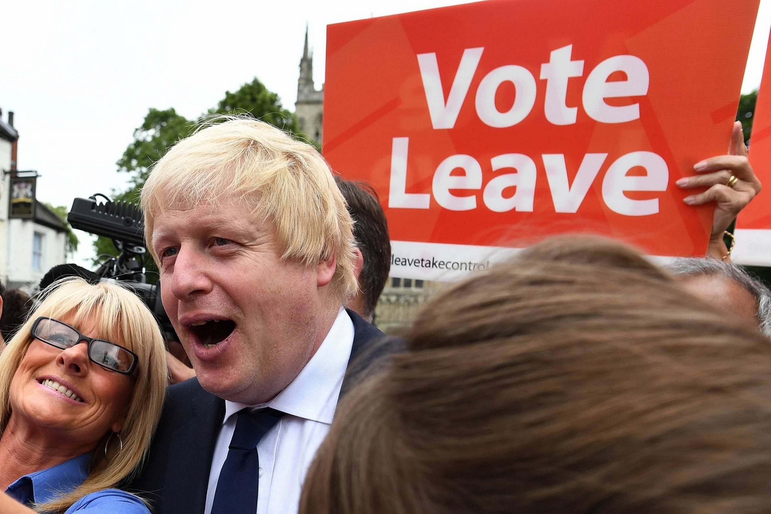 Boris Johnson er gift med Marina Wheeler og far til seks børn. Ifølge The Sun har hans politiske rivaler nu fokus på hans turbulente privatliv. Foto: Andrew Parsons/AP