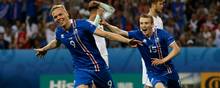 Island har haft bolden mindre end sine modstandere, men det forhindrede ikke den lille nation i at nå helt til kvartfinalen. Foto: Claude Paris/AP