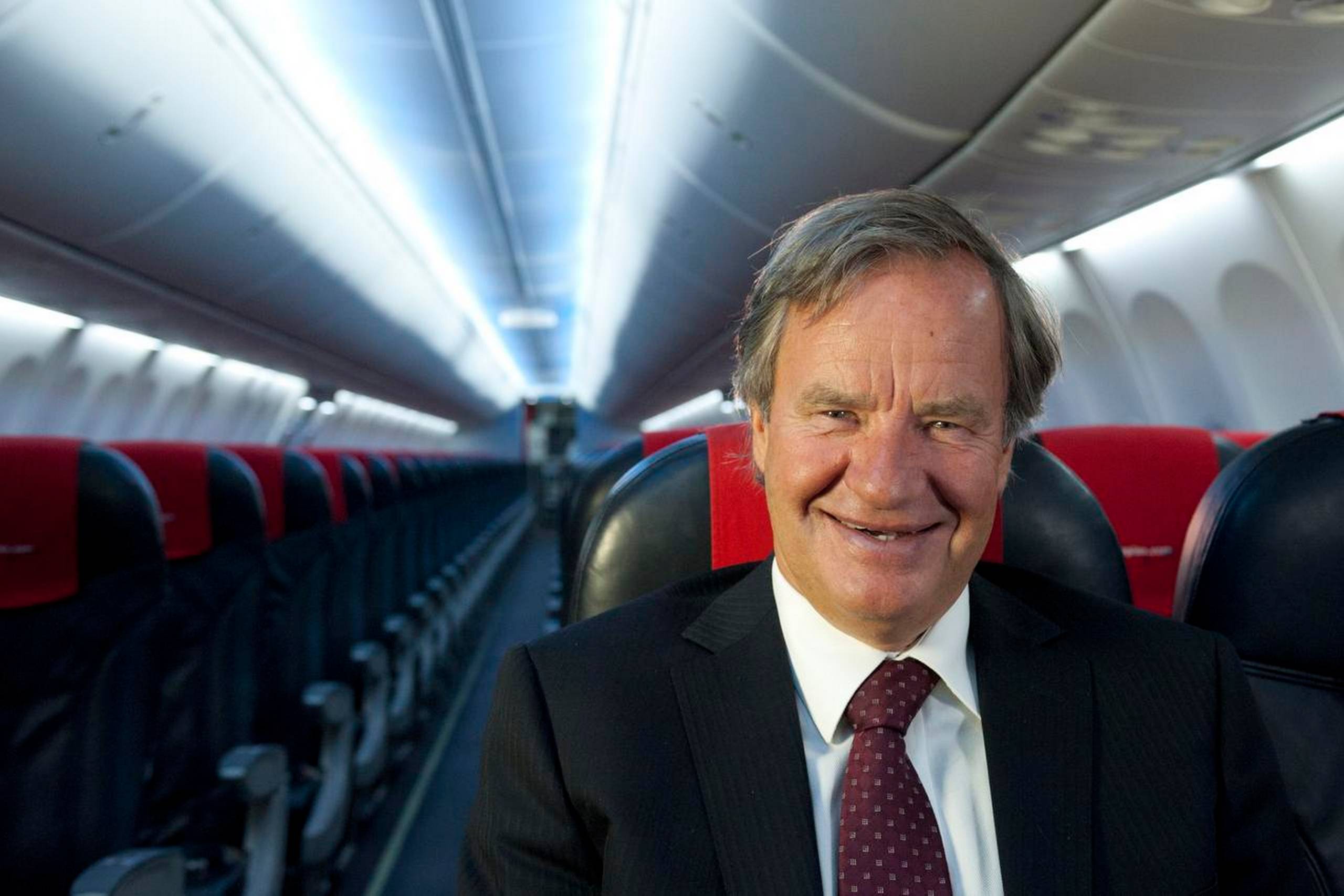 Det er blot 14 år siden, Bjørn Kjos forlod sit advokatvirke for at blive øverste chef for Norwegian. Foto: Jim Anderson/Boeing