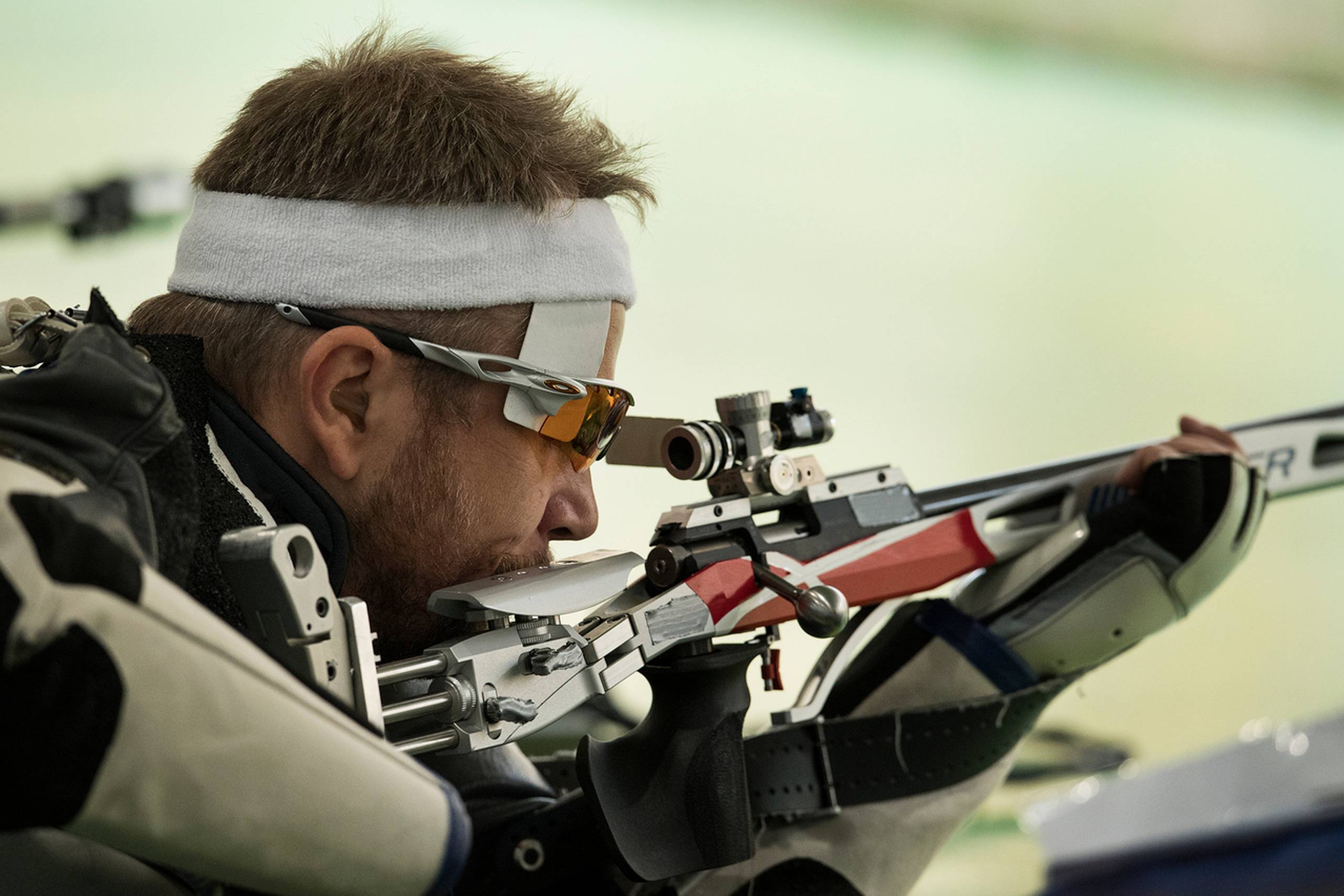 Torben Grimmel skuffede i skydning. Foto: Gregers Tycho