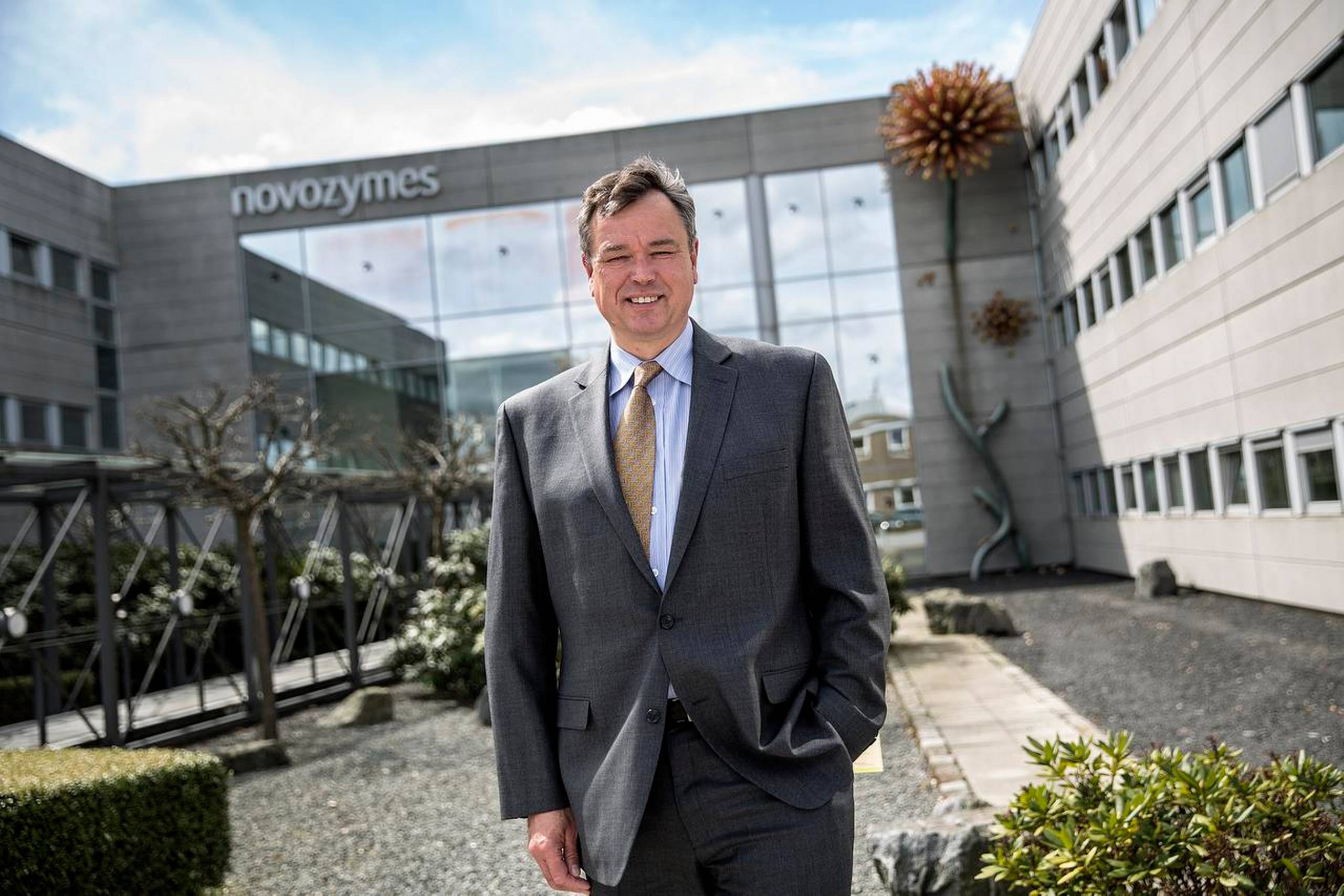 Peder Holk Nielsen har stadig som ambition, at Novozymes skal vokse med 8-10 pct. om året. Foto: Stine Bidstrup