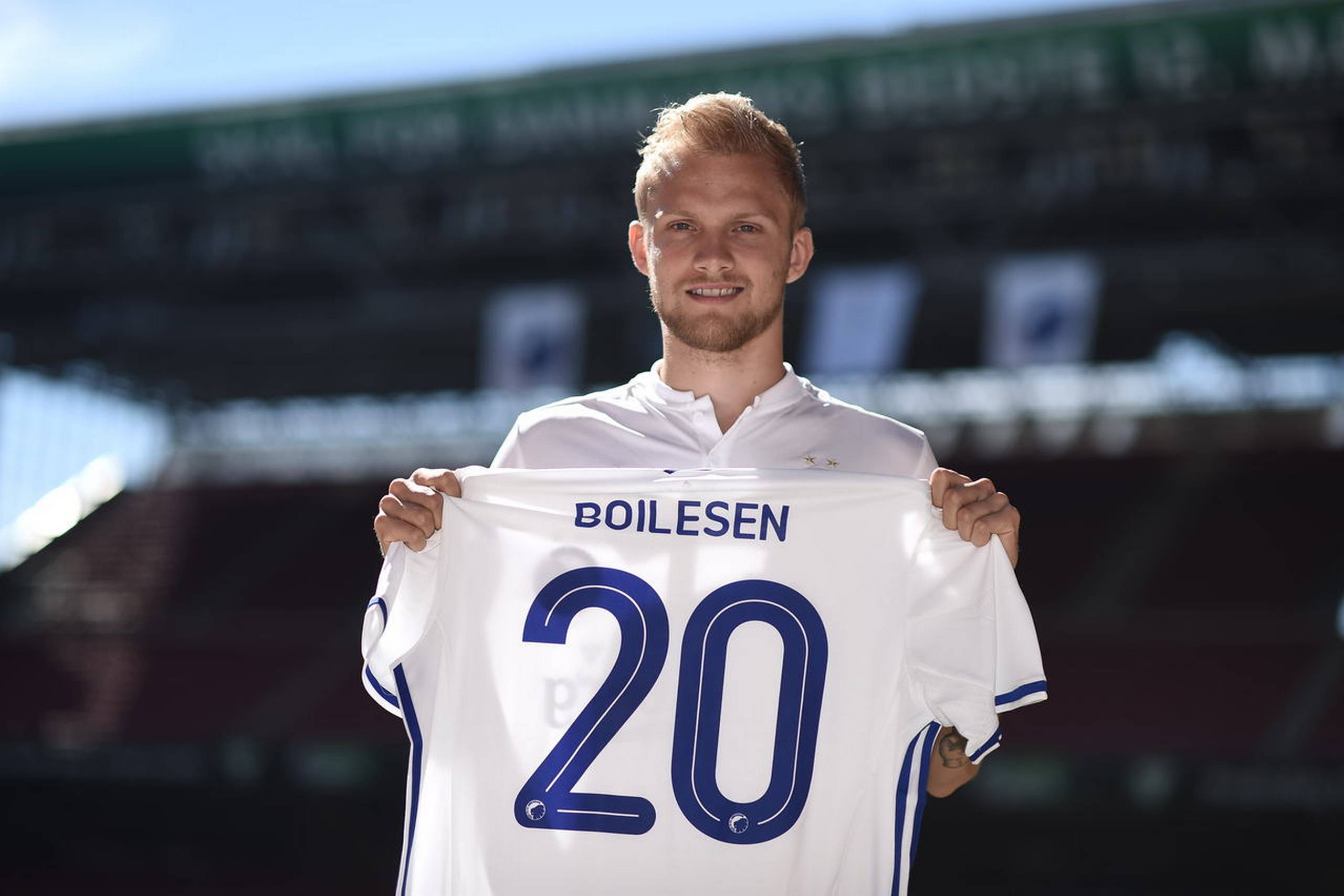 Nicolai Boilesen blev torsdag blev præsenteret som ny spiller hos FC København. Foto: Jonas Olufson/Polfoto