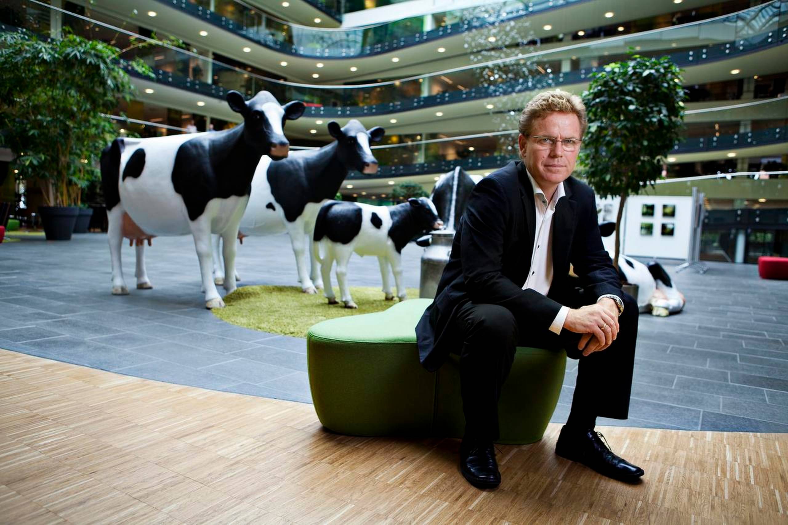 Peder Tuborgh, CEO for Arla Foods, anser Agro Food Park i Skejby som »rasende spændende«. Arkivfoto: Niels Aage Skovbo/Fokus