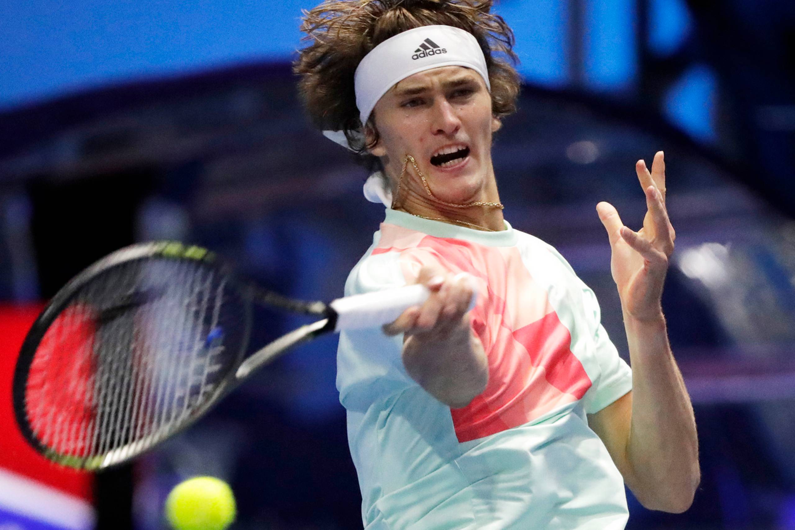 Tyskeren Alexander Zverev kaldes allerede nu fremtiden inden for international toptennis. Foto: Dmitri Lovetsky/AP
