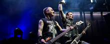 Hjemvendte heavy-helte: Volbeat har knoklet sig til international stjernestatus, og i Herning kunne de nyde sejrens sødme. Foto: Tobias Nicolai Kvist Larsen