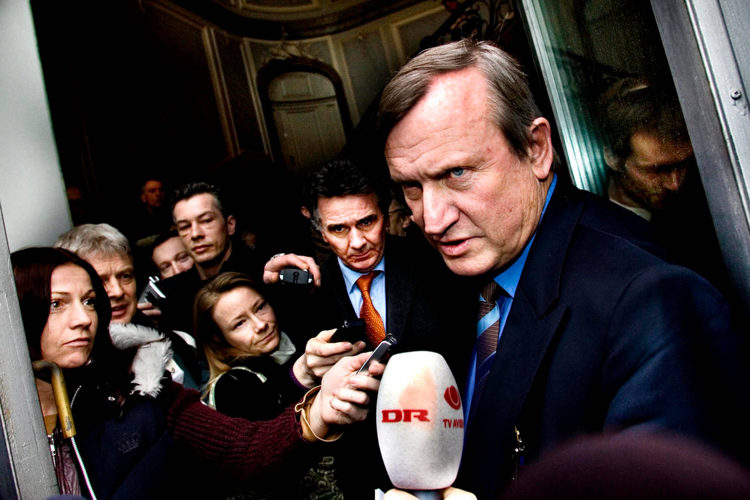 Peter Brixtofte uden for Østre Landsret i 2007. Foto: Steen Wrem