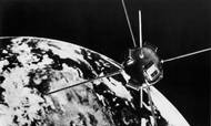 Vanguard-satelliten, der er på størrelse med en grapefrugt, blev sendt i rummet den 17. marts 1958. Foto: U.S. Naval Research Laboratory