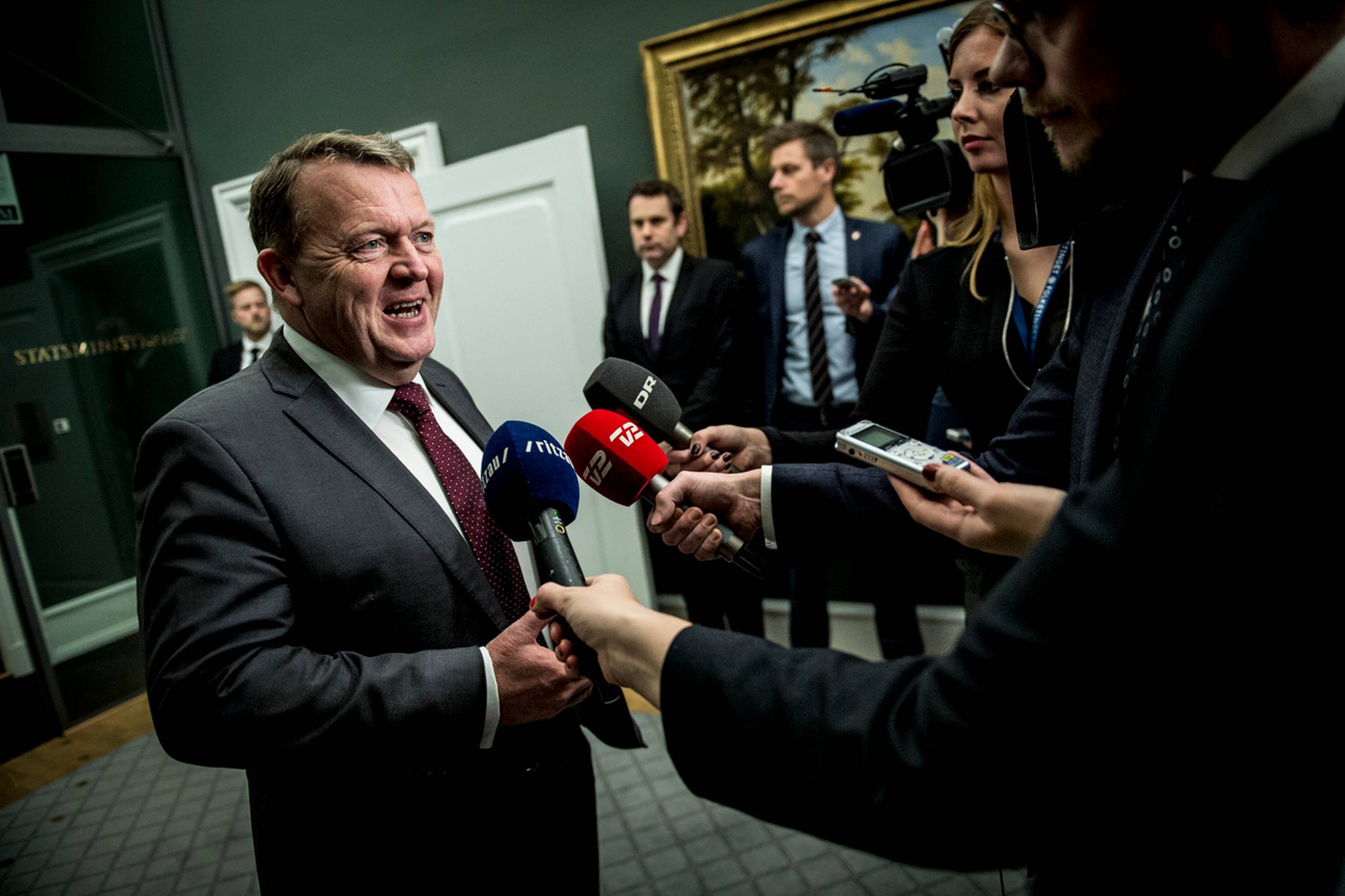 Statsminister Lars Løkke Rasmussen, da han præsenterede oplægget til en dansk særaftale om Europol i sidste måned. Arkivfoto: Linda Johansen/Polfoto
