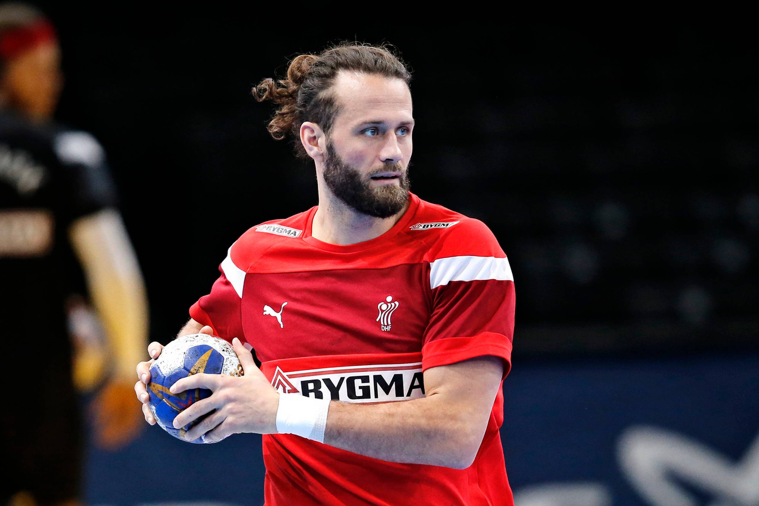 Ved VM i håndbold er Jesper Nøddesbo tredjevalg som stregspiller, efter at René Toft har fået lov til at spille. Foto: Jens Dresling
