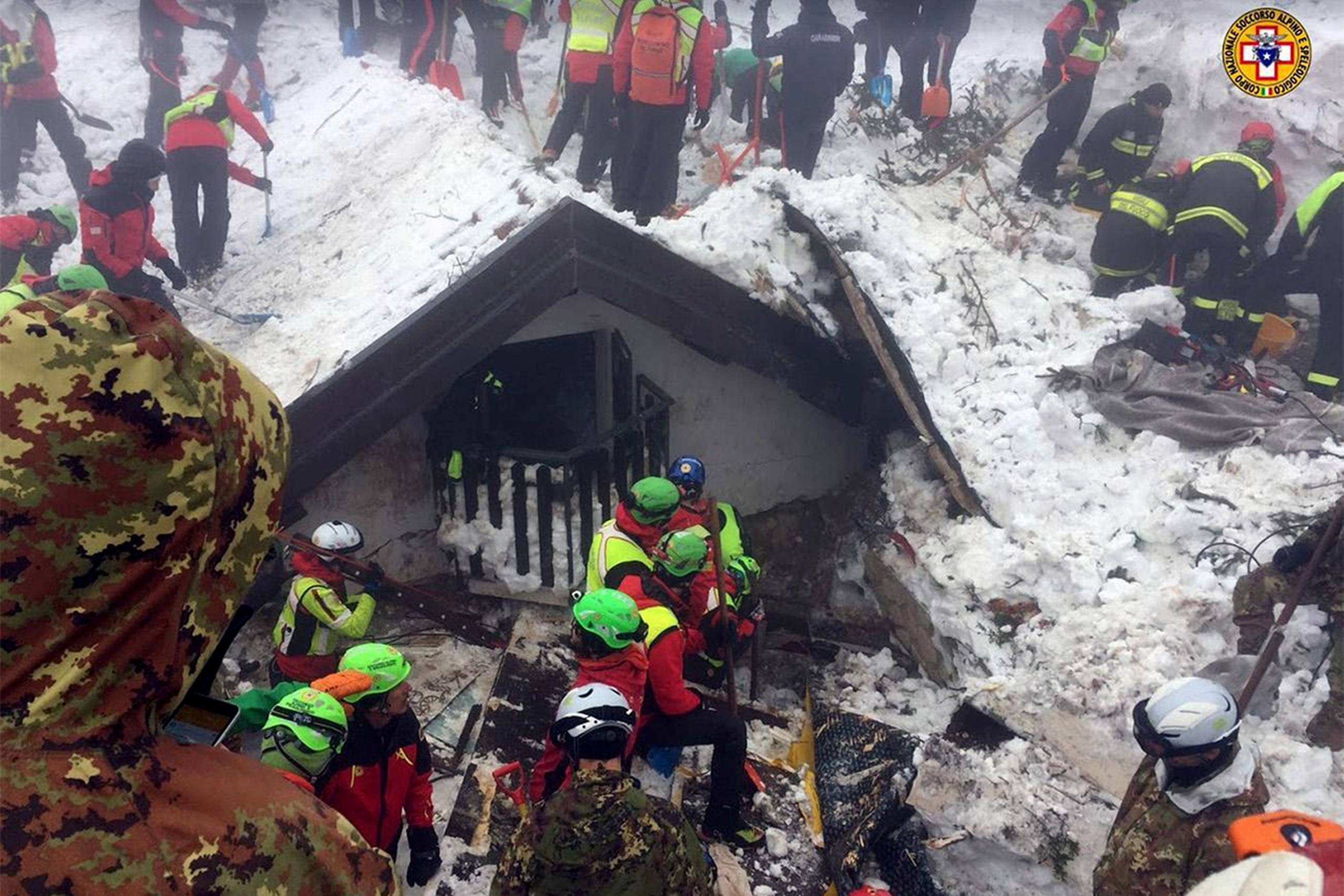 Foto: Corpo Nazionale Soccorso Alpino/AP