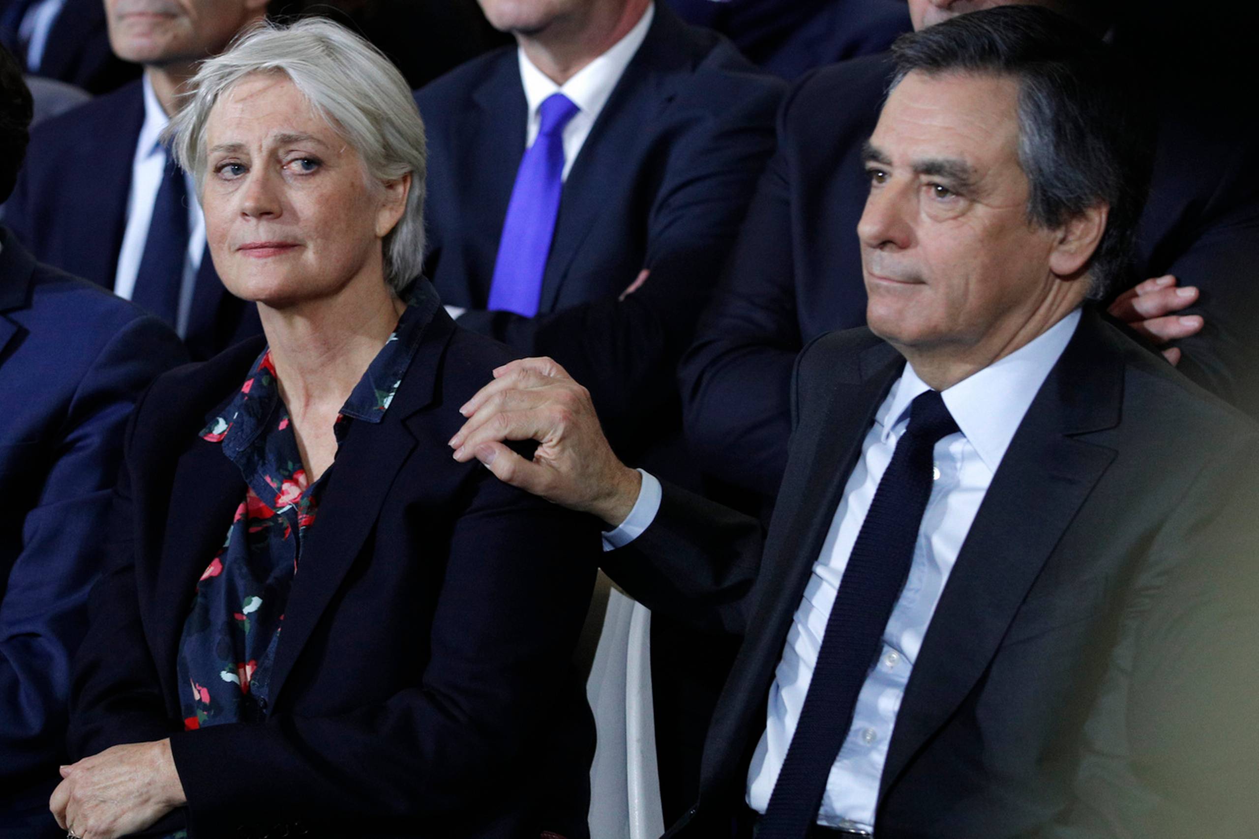 Penelope og Francois Fillon. Foto: Christophe Ena/AP