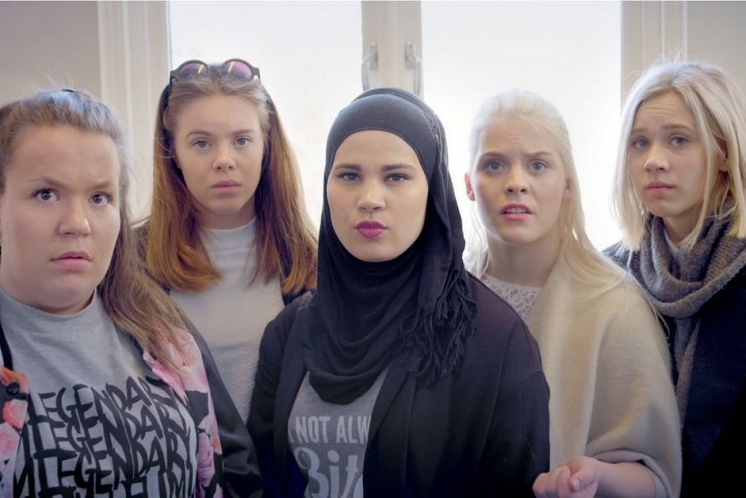 I den fjerde sæson bliver det karakteren Sana (i midten), som bliver hovedperson. Foto: NRK/PR