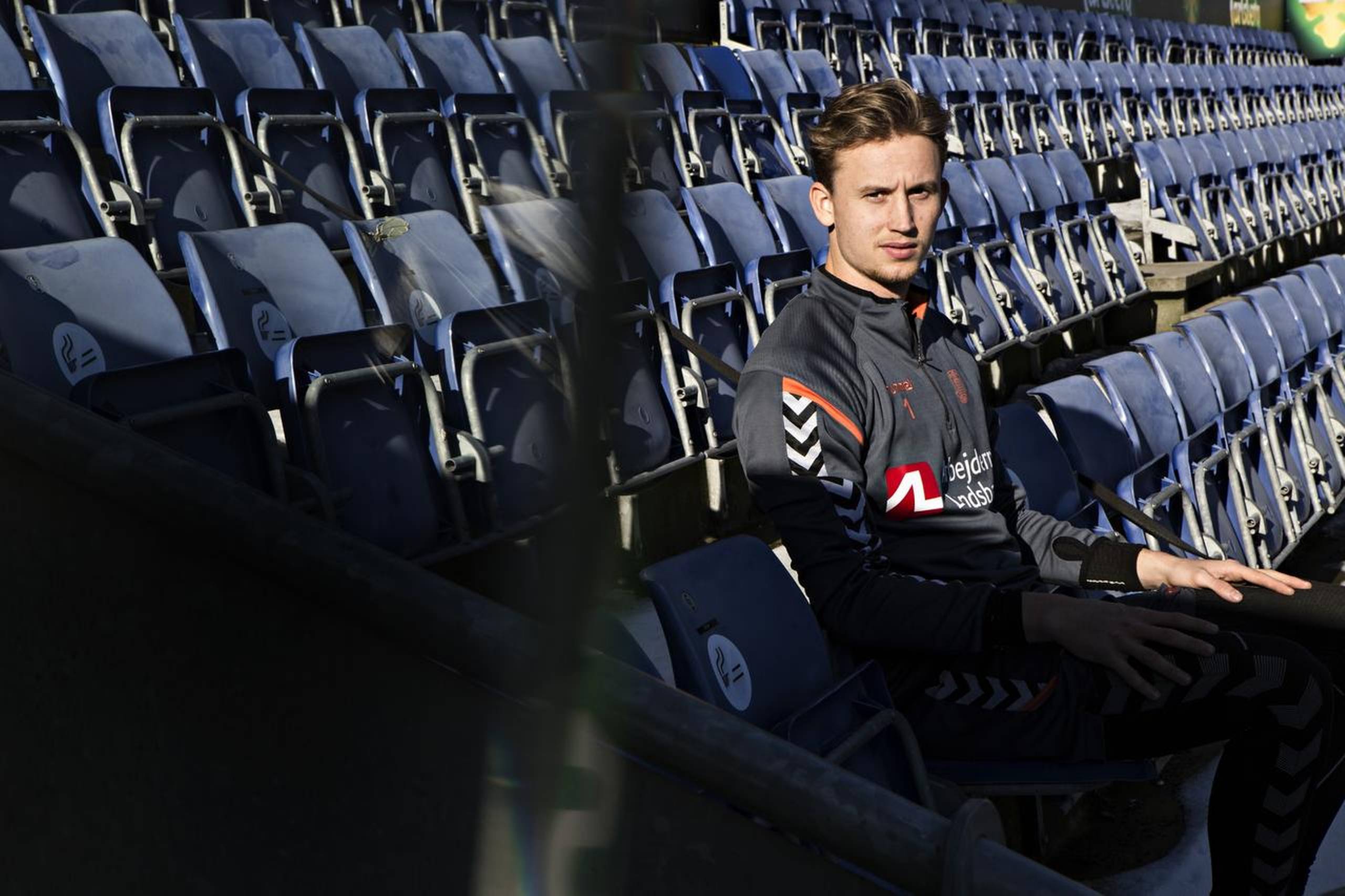 Frederik Rønnow har kun været i Brøndby i halvandet år, men er blevet en af lederne i truppen. Foto: Tobias Nicolai