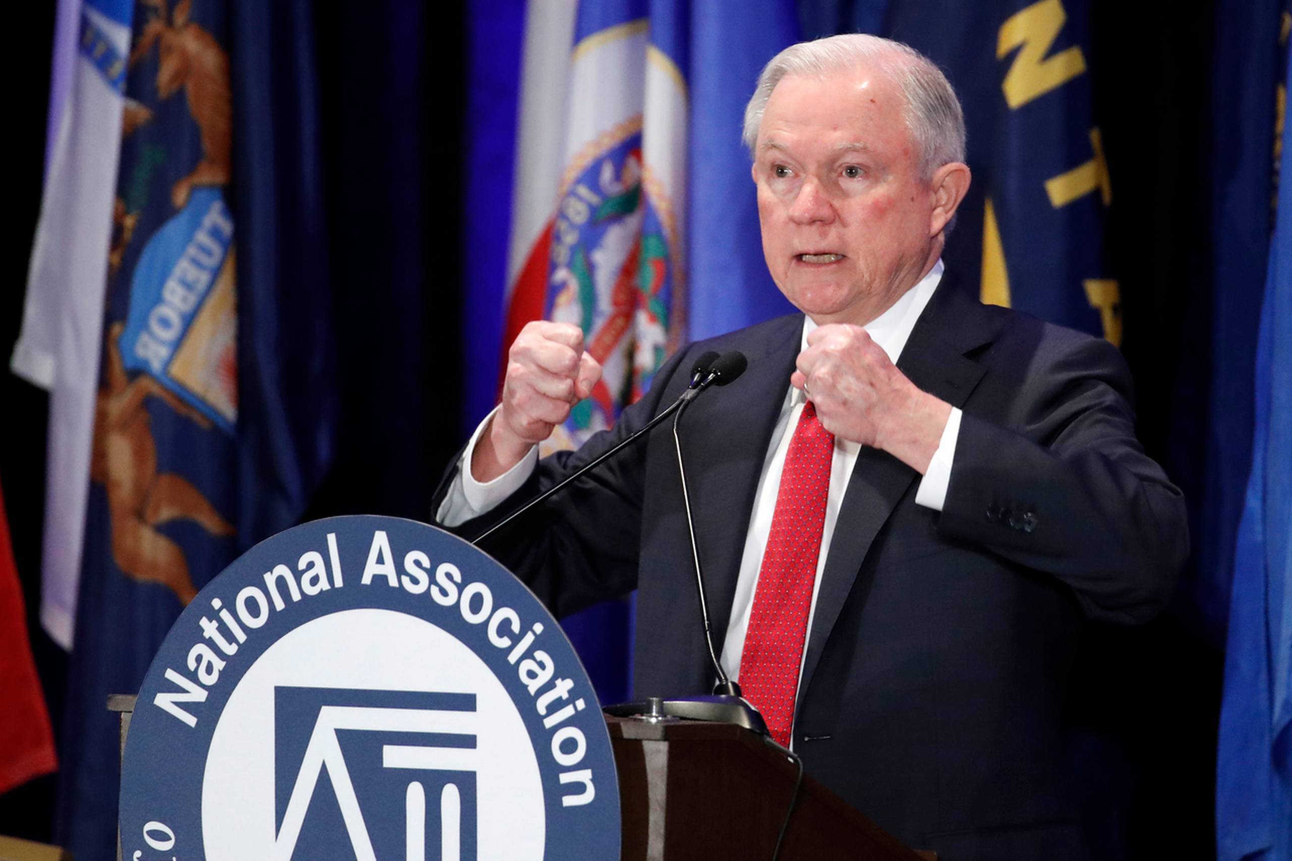 USA's justitsminister, Jeff Sessions. Foto: Alex Brandon/AP