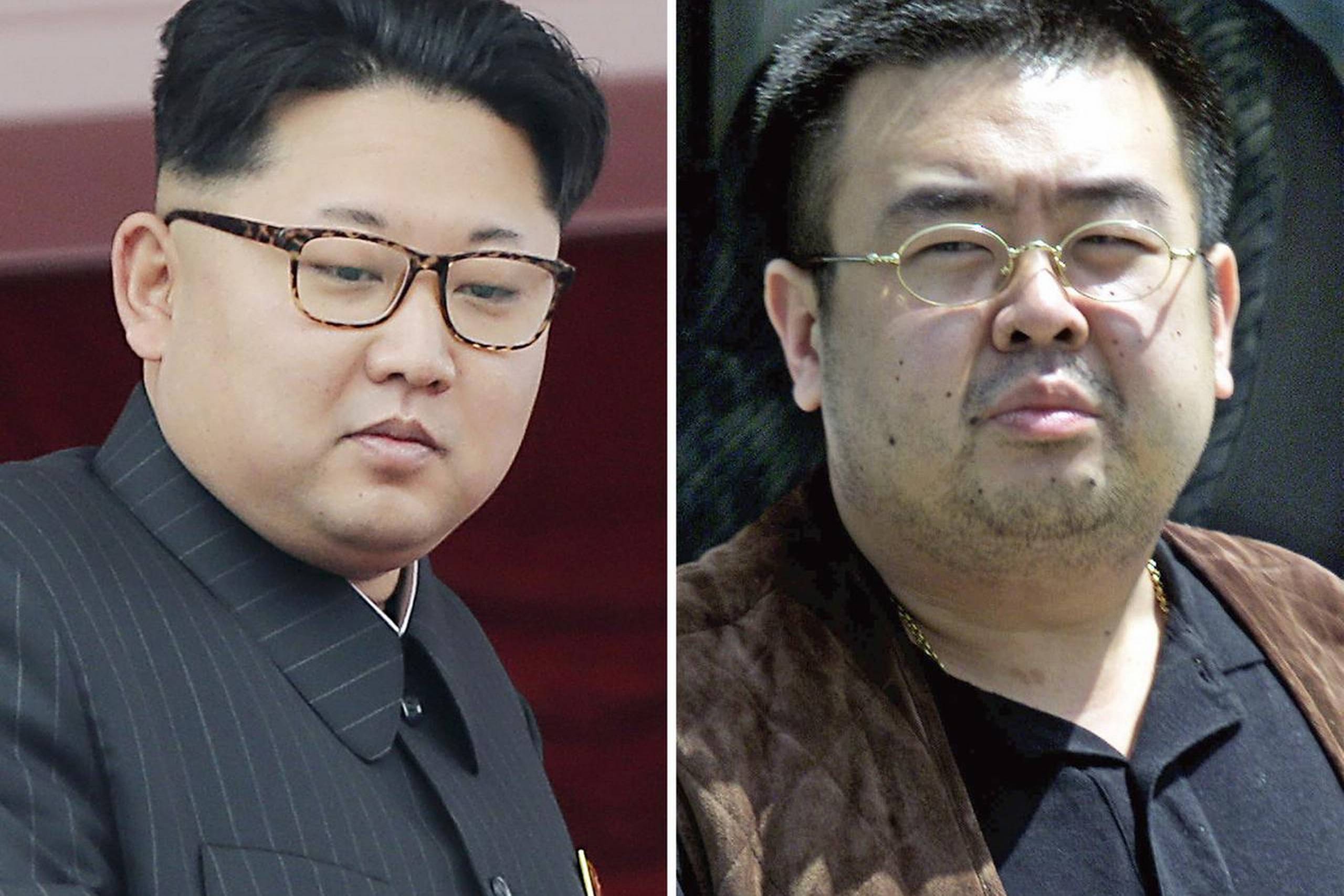Kim Jong-un (t.v.) og den nu døde bror, Kim Jong-nam. Kim Jong-nam blev ofte beskrevet som det tætteste, Nordkorea havde på en reformator – og det kunne have fået den nordkoreanske leder til at se ham som en trussel mod sit greb om magten, som han arvede, da deres fælles far, Kim Jong-il, døde i 2011. Foto: AP