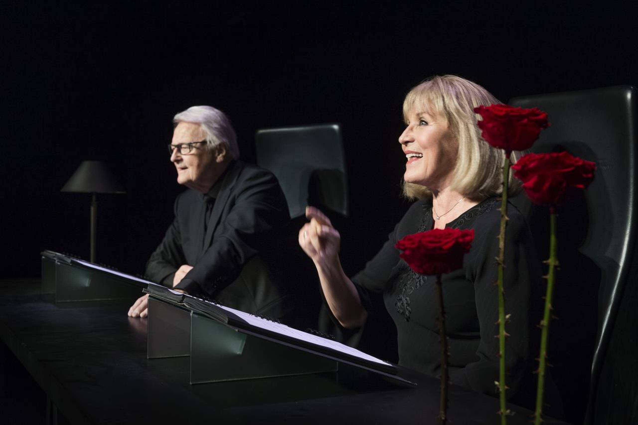 Bent Mejding og Susse Wold i ”Kærestebreve”. Foto: Miklos Szabo