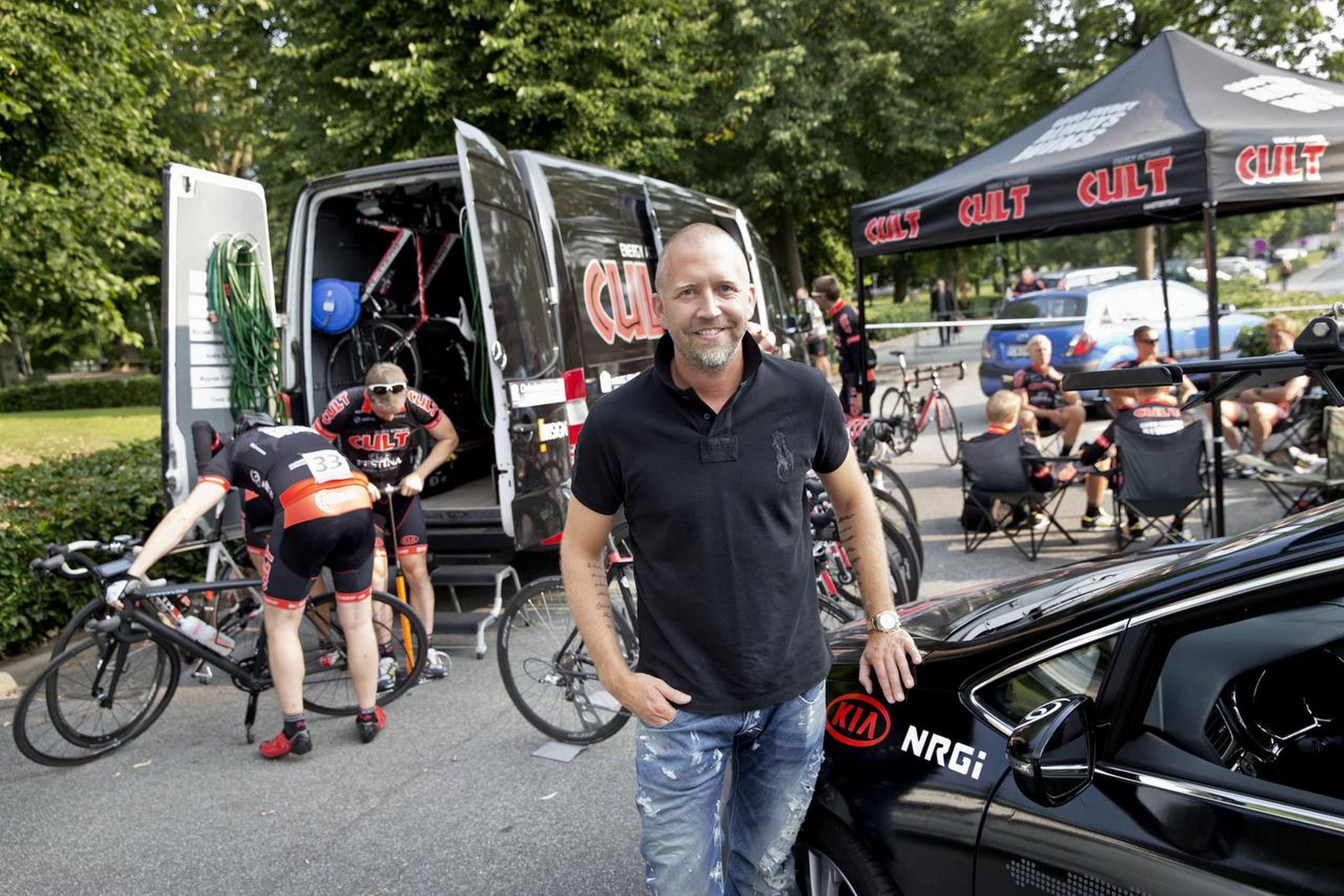 Cults grundlægger, Brian Sørensen, har været engageret i cykelsport i en årrække. Arkivfoto: Casper Dalhoff