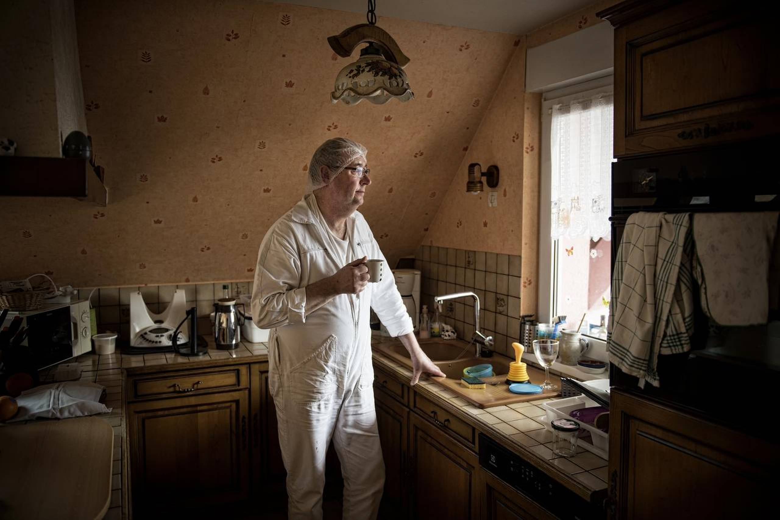 Patrick Messer har sin egen gård og mælkeproduktion i den lille by Durningen i den nordøstfranske region Alsace.