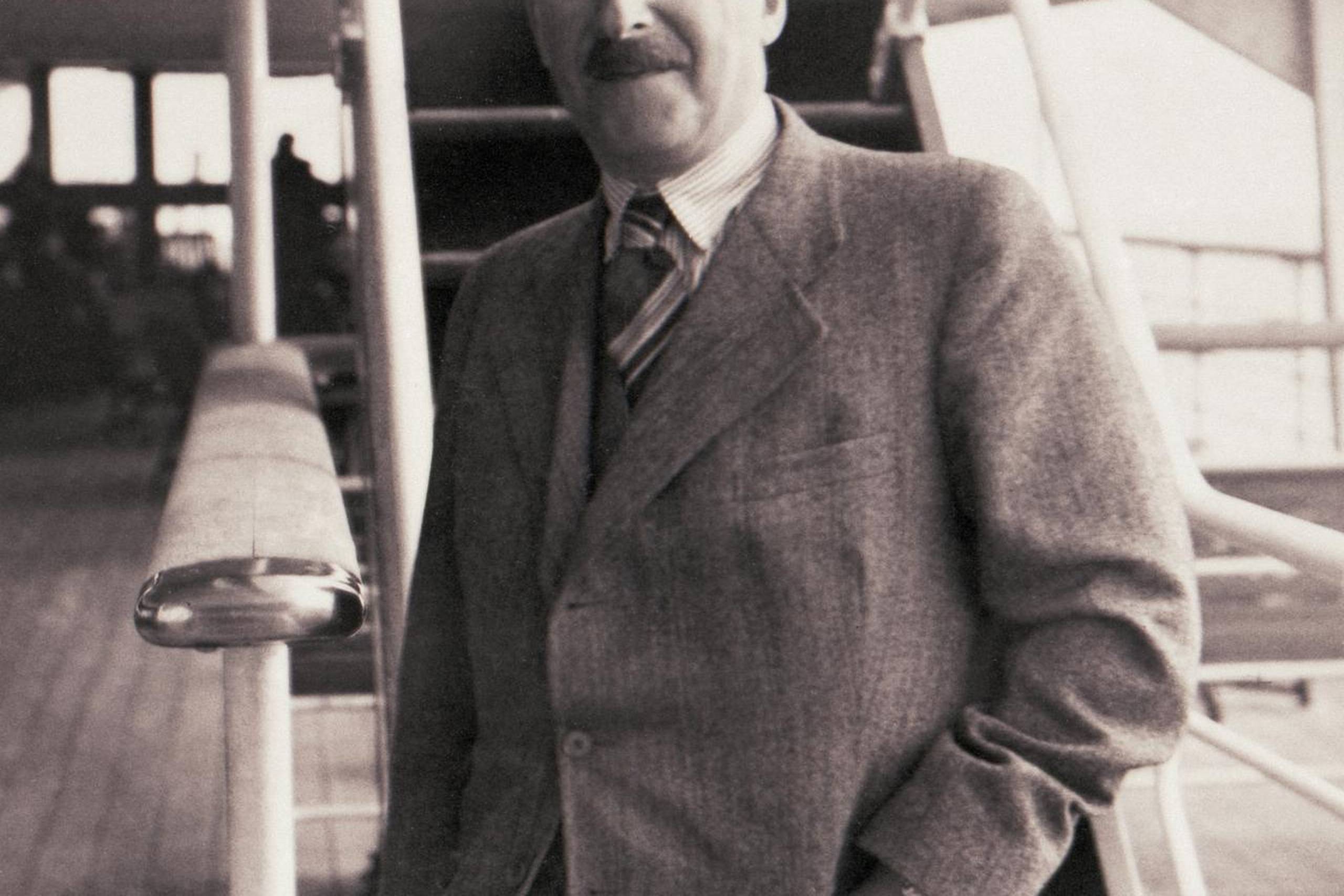 Stefan Zweig på vej til Brasilien i 1936. Her begik han og hustruen Lotte selvmord seks år senere. Foto: Stefan Zweig Centre, Salzburg