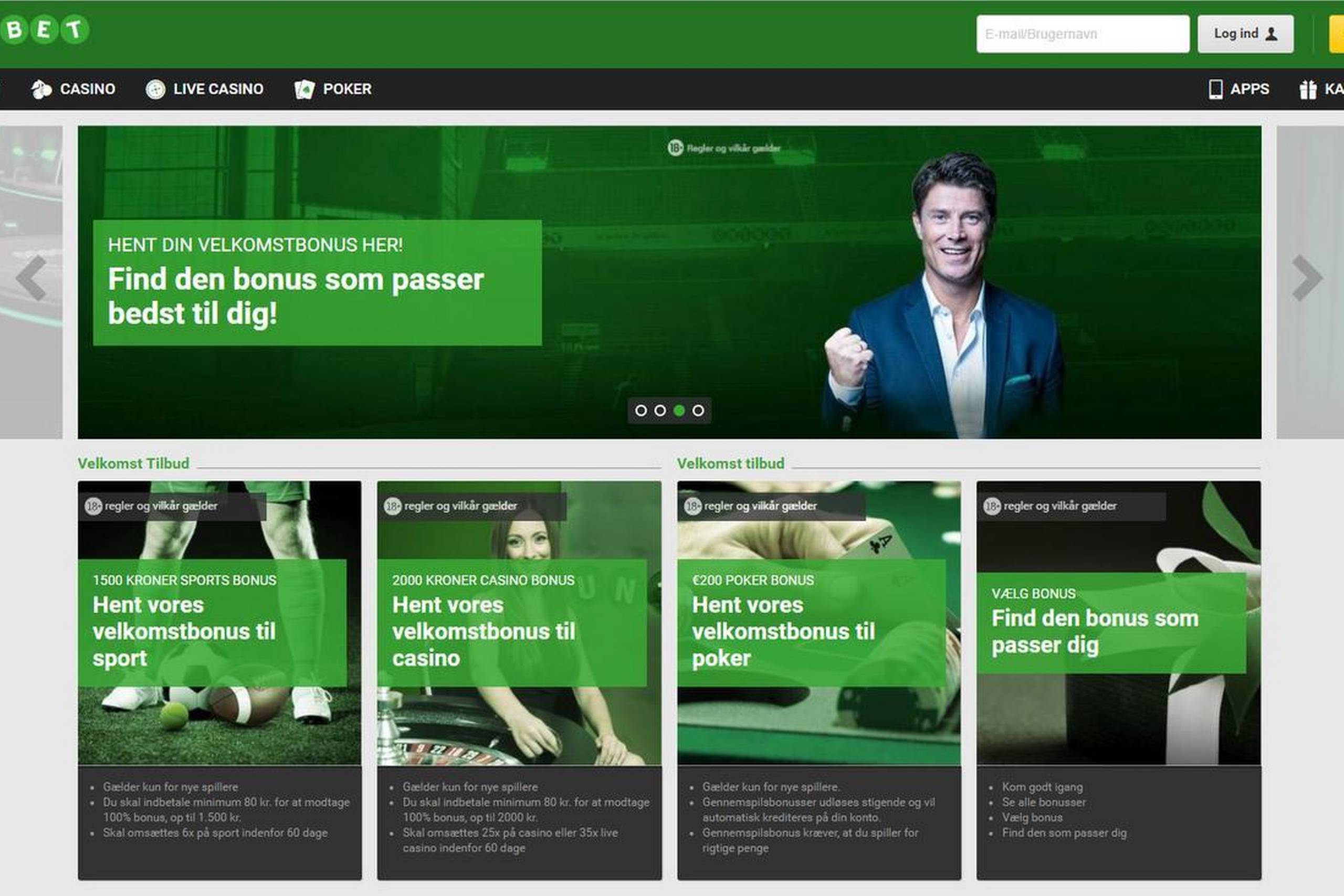 Brian Laudrup. Unibet screendump