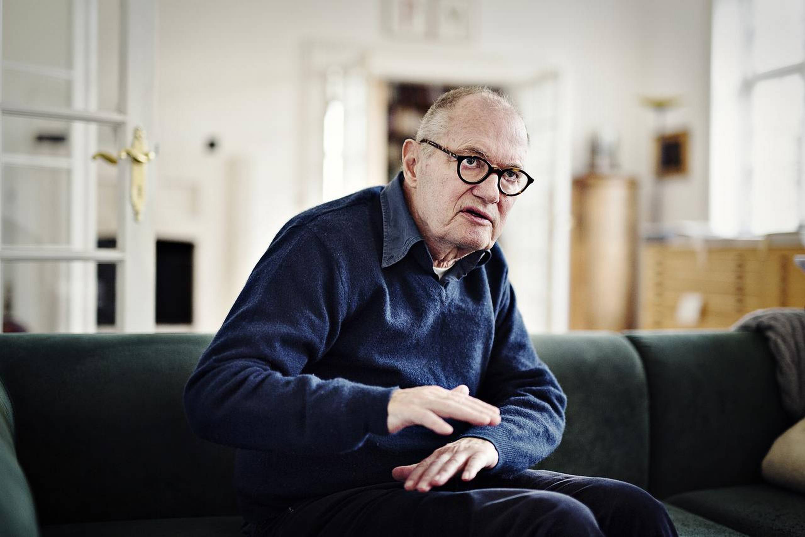 Maleren Per Kirkeby. Arkivfoto: Carsten Bundgaard