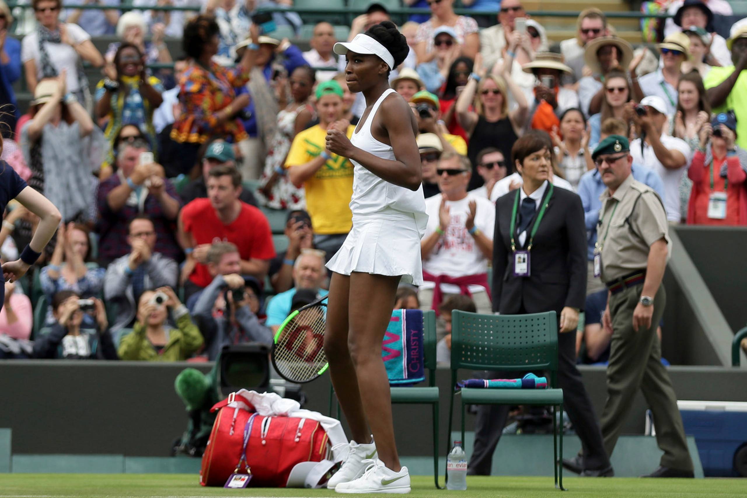 Den 37-årige Williams var ifølge en politirapport fra Palm Beach Gardens i Florida skyld i trafikulykken 9. juni. Med otte kilometer i timen kørte hun over for rødt lys, da en bil med et ældre ægtepar kørte ind i siden på hende. Foto: Tim Ireland