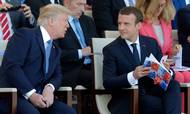 Sportsmærket Reebok laver sjov med præsident Trump på Twitter efter en kommentar til den franske præsident Macrons hustru. Foto: Michel Euler/AP