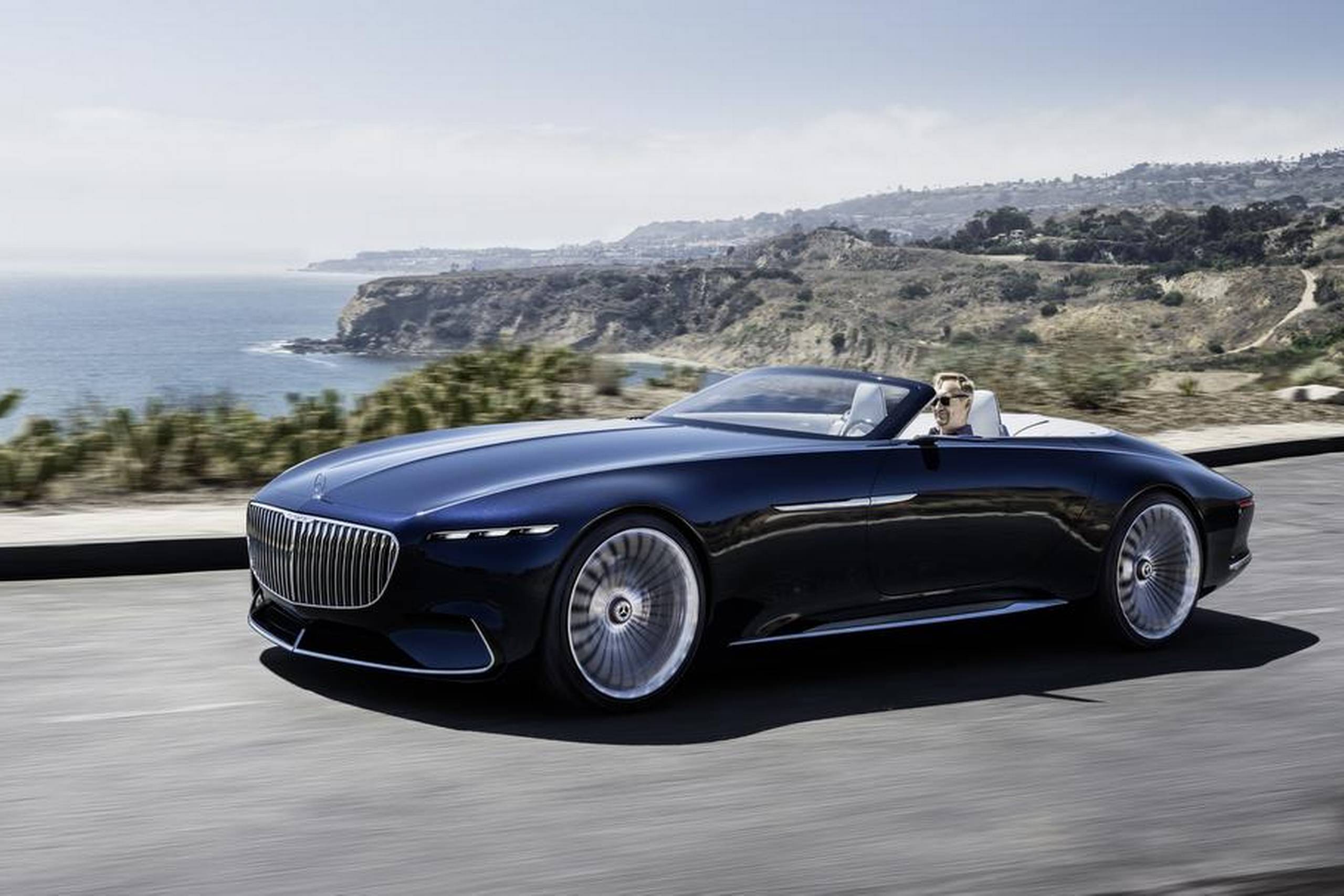Den imposante Maybach 6 cabriolet repræsenterer noget af det ypperste inden for elektriske luksusbiler. Den ser næsten produktionsklar ud. Fotos: Maybach