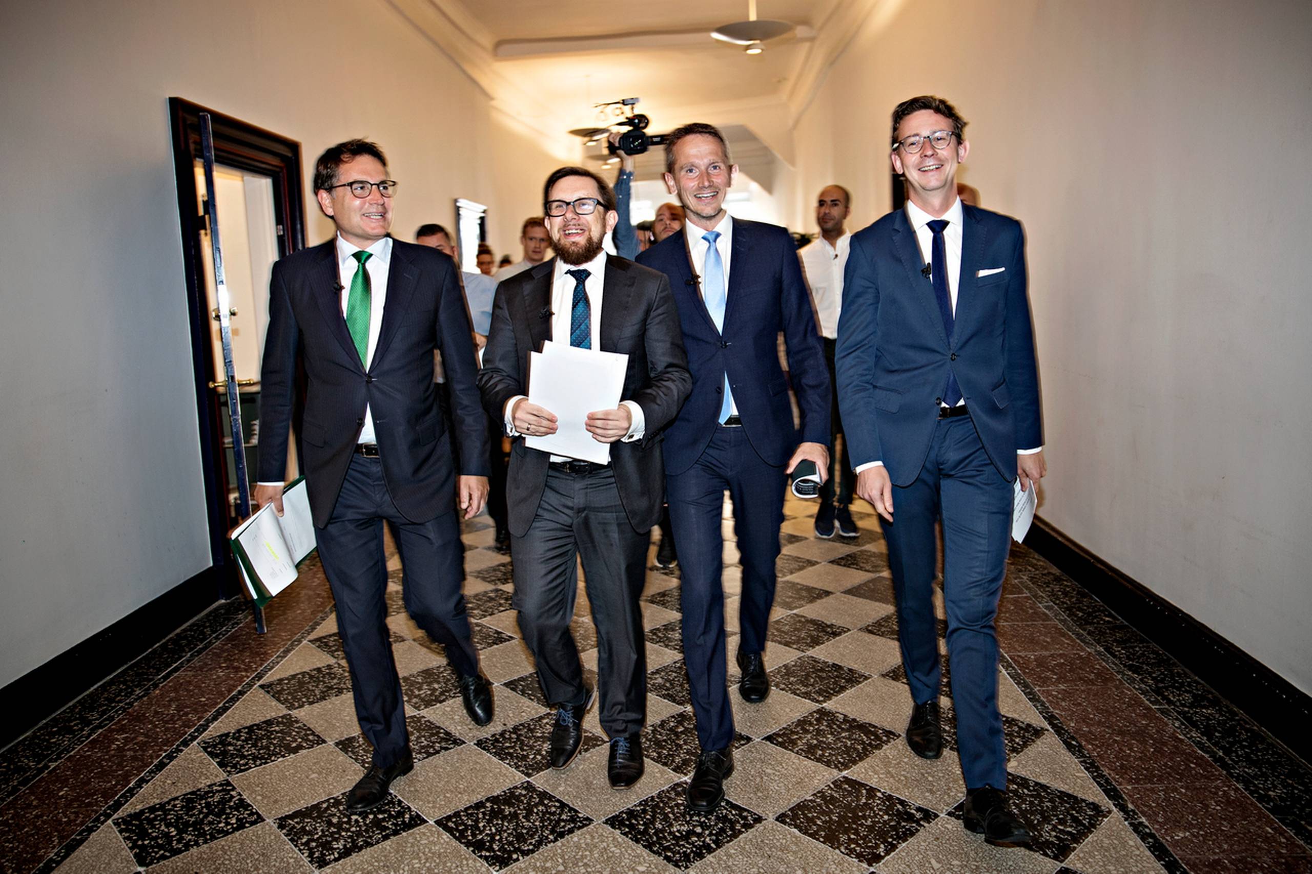 Regeringen præsenterede tirsdag d. 29. august sit skatteudspil, Jobreformens fase II. Foto: Jacob Ehrbahn