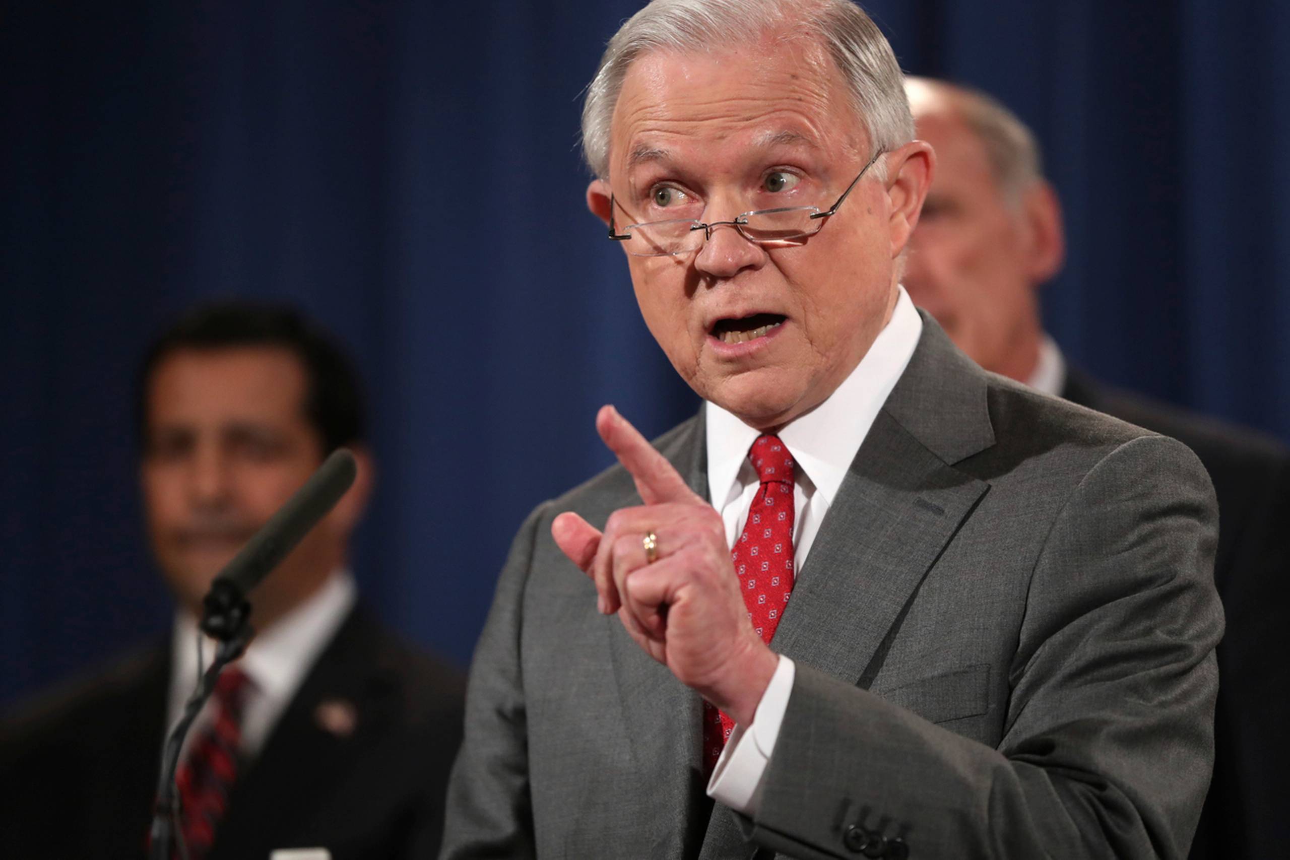 USA's justitsminister, Jeff Sessions. Foto: Andrew Harnik/AP