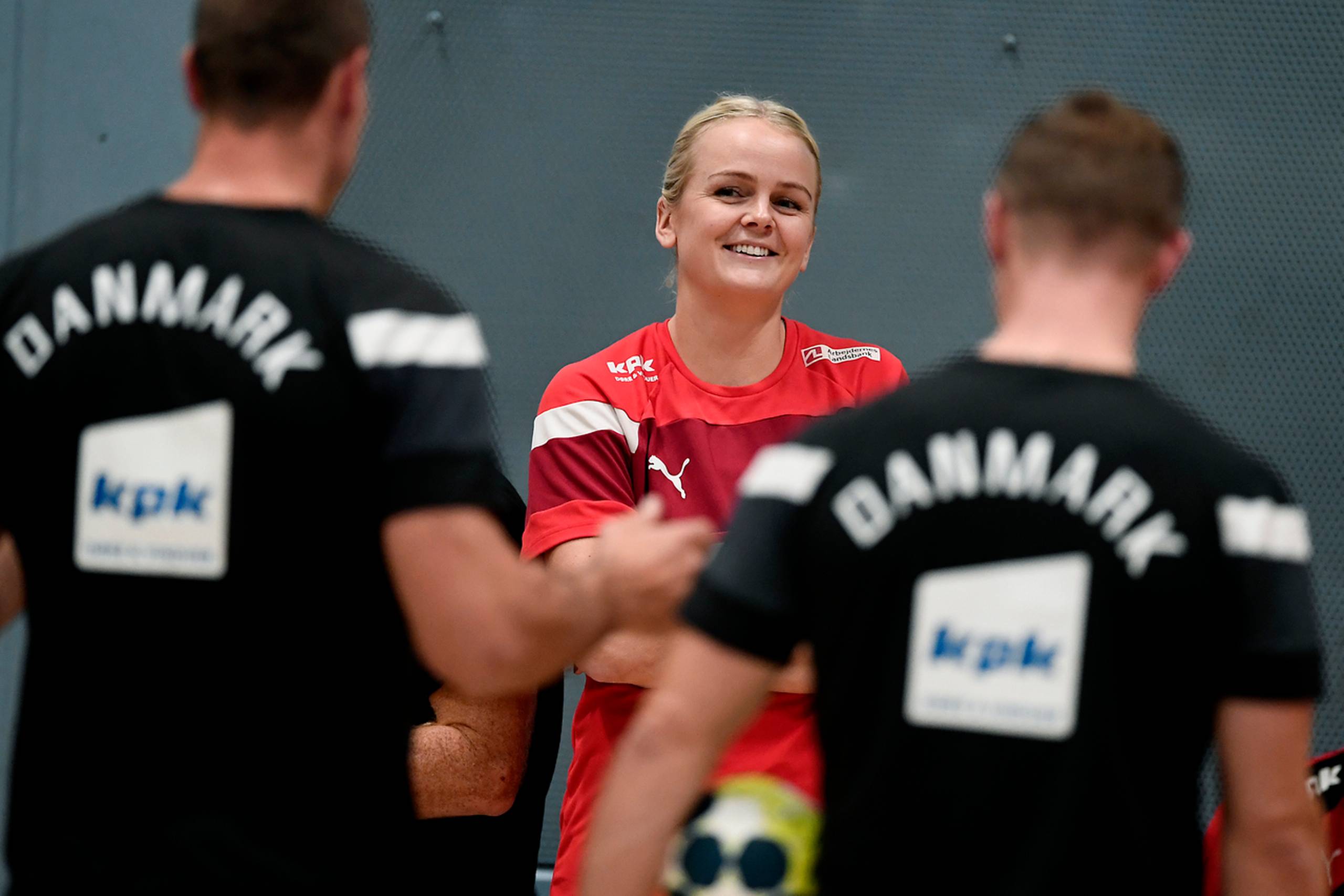 Anfører Stine Jørgensen. Foto: Lars Poulsen/Polfoto