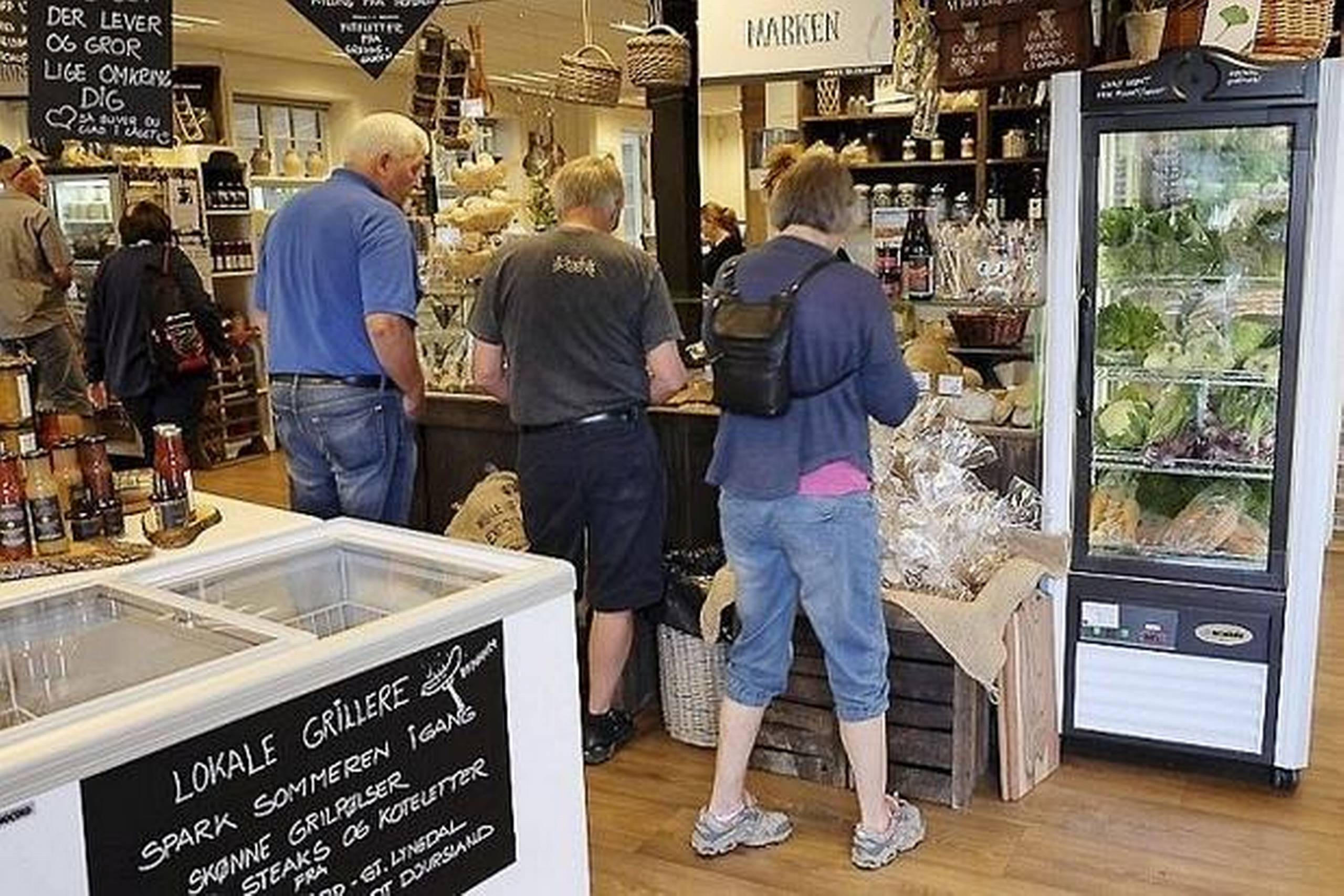 Landmad-butikken, der har været drevet på Kannikkegade i Grenaa siden 2013 er lukket som følge af konkursbehandlingen af Landmad Grenå ApS. Foto. Landmad.dk